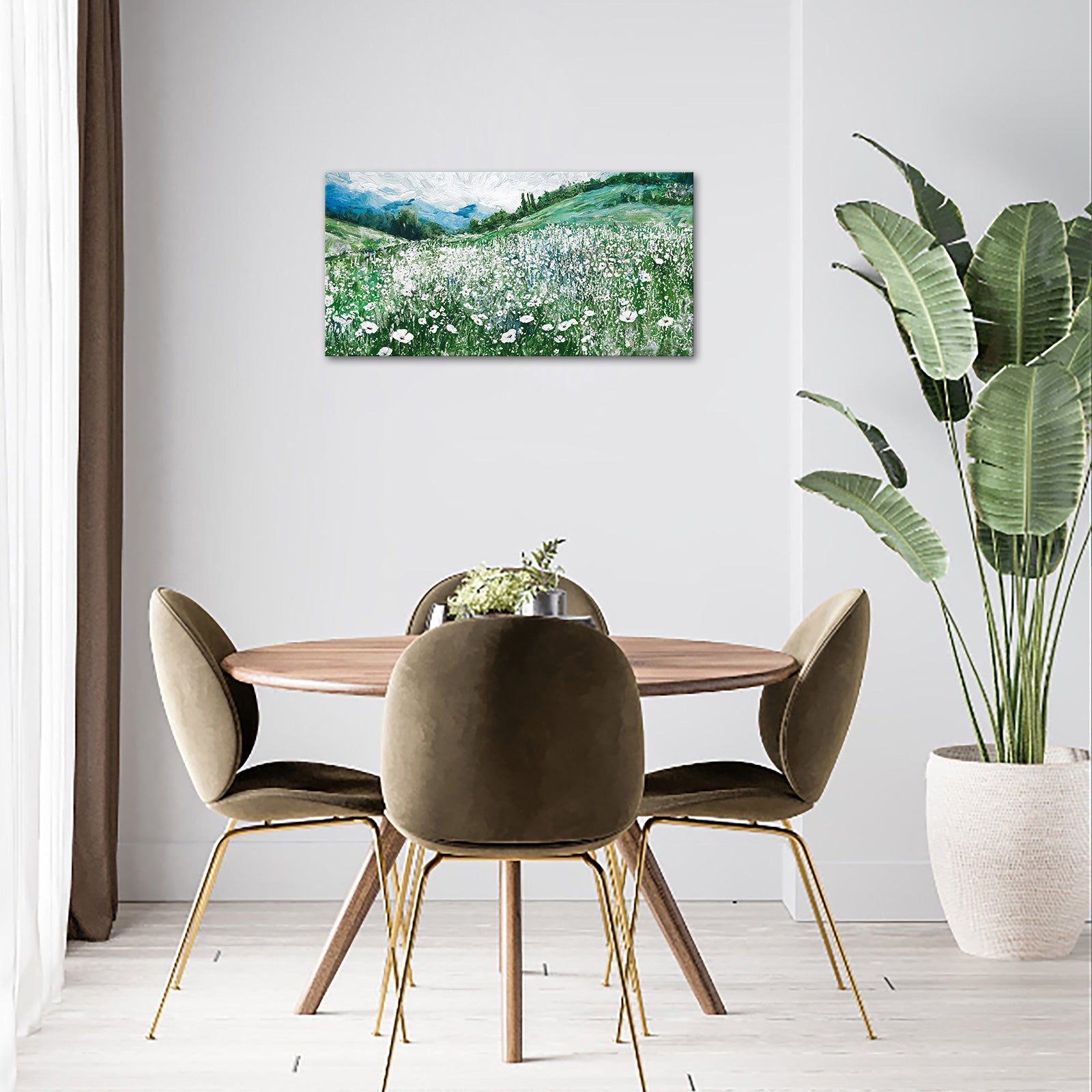 Wildflowers Meadow cheapest canvas prints free shipping