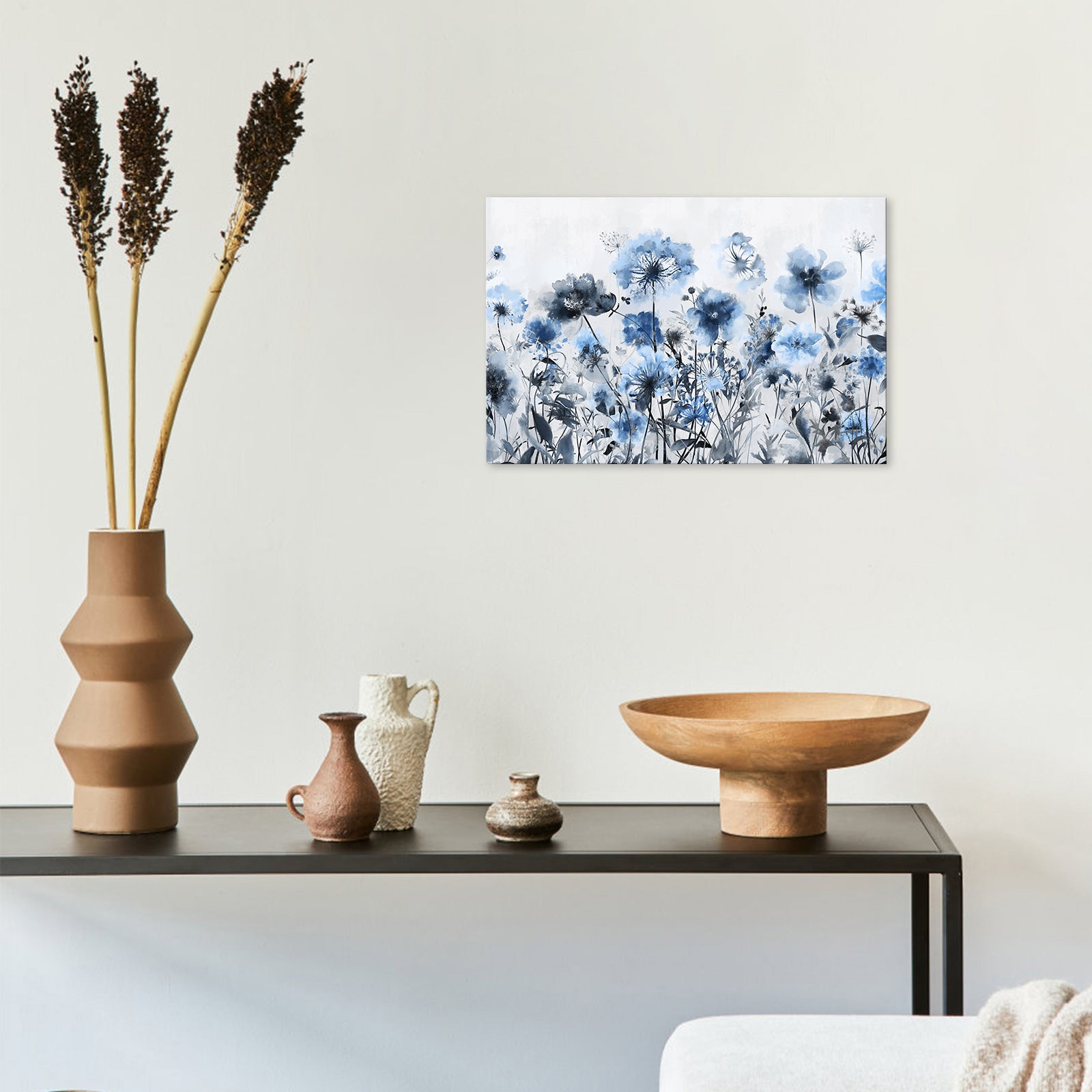 Watercolor Wildflower big canvas photo prints 12x18 inches