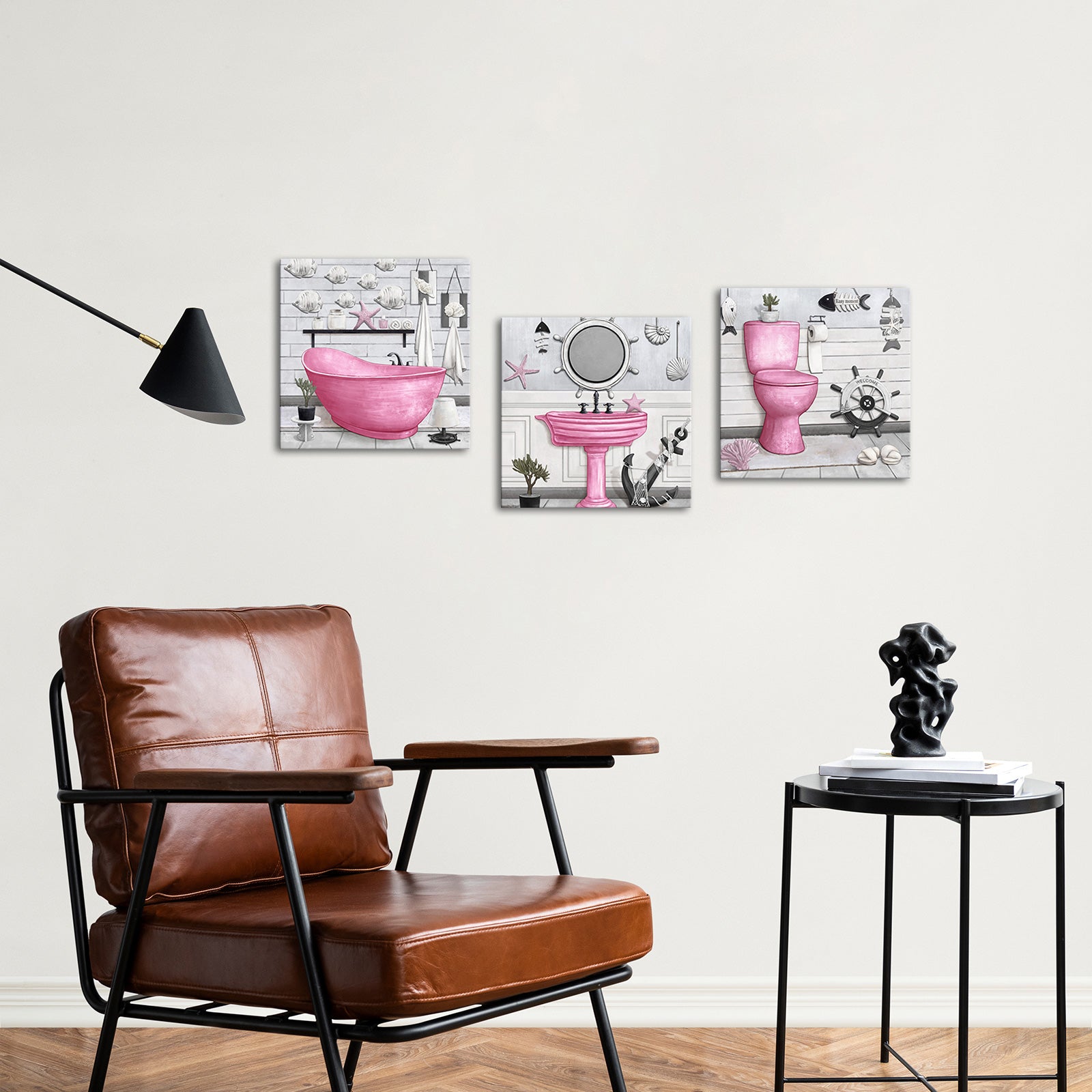 Coastal-Themed Bathroom