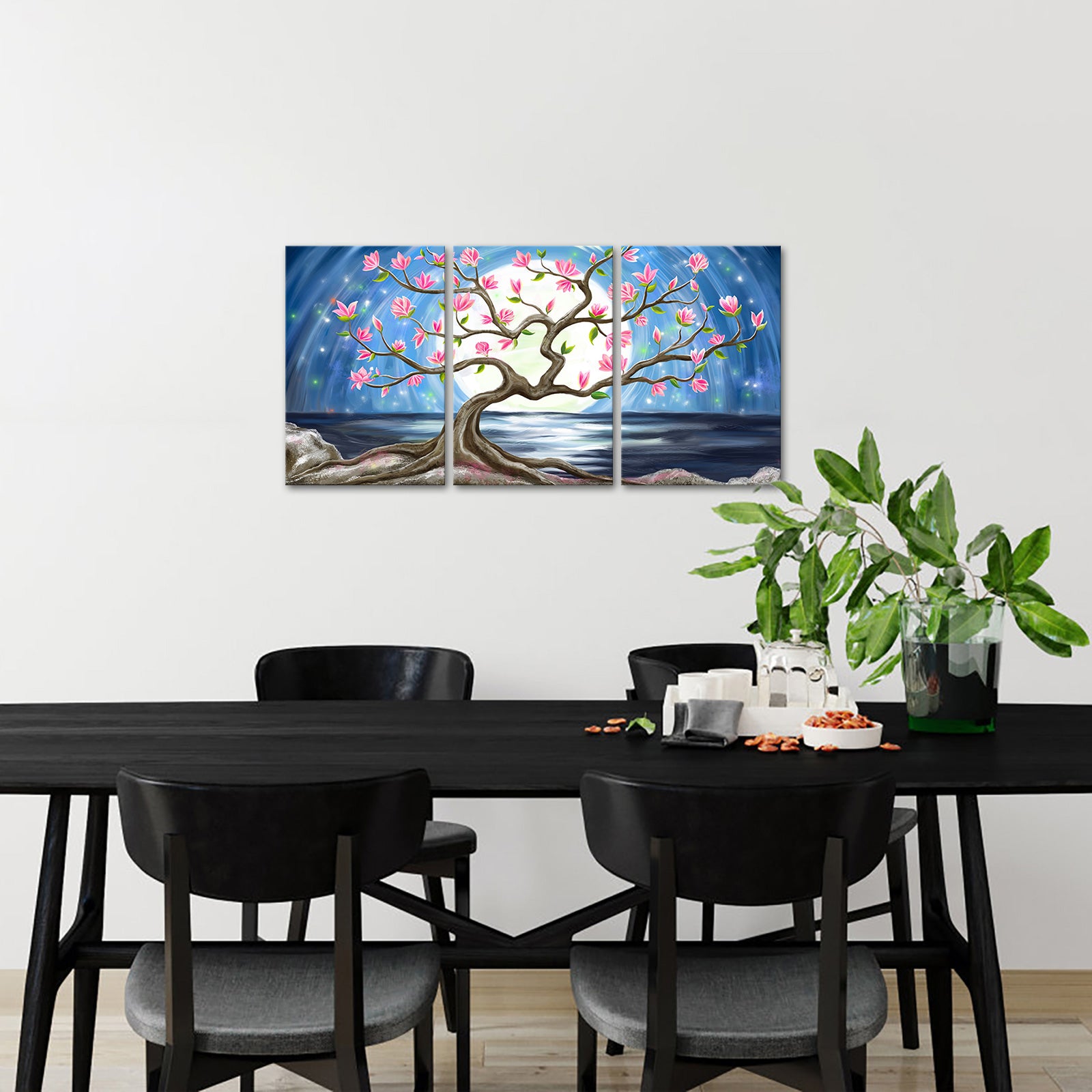 Seascape triptych landscape canvas print online