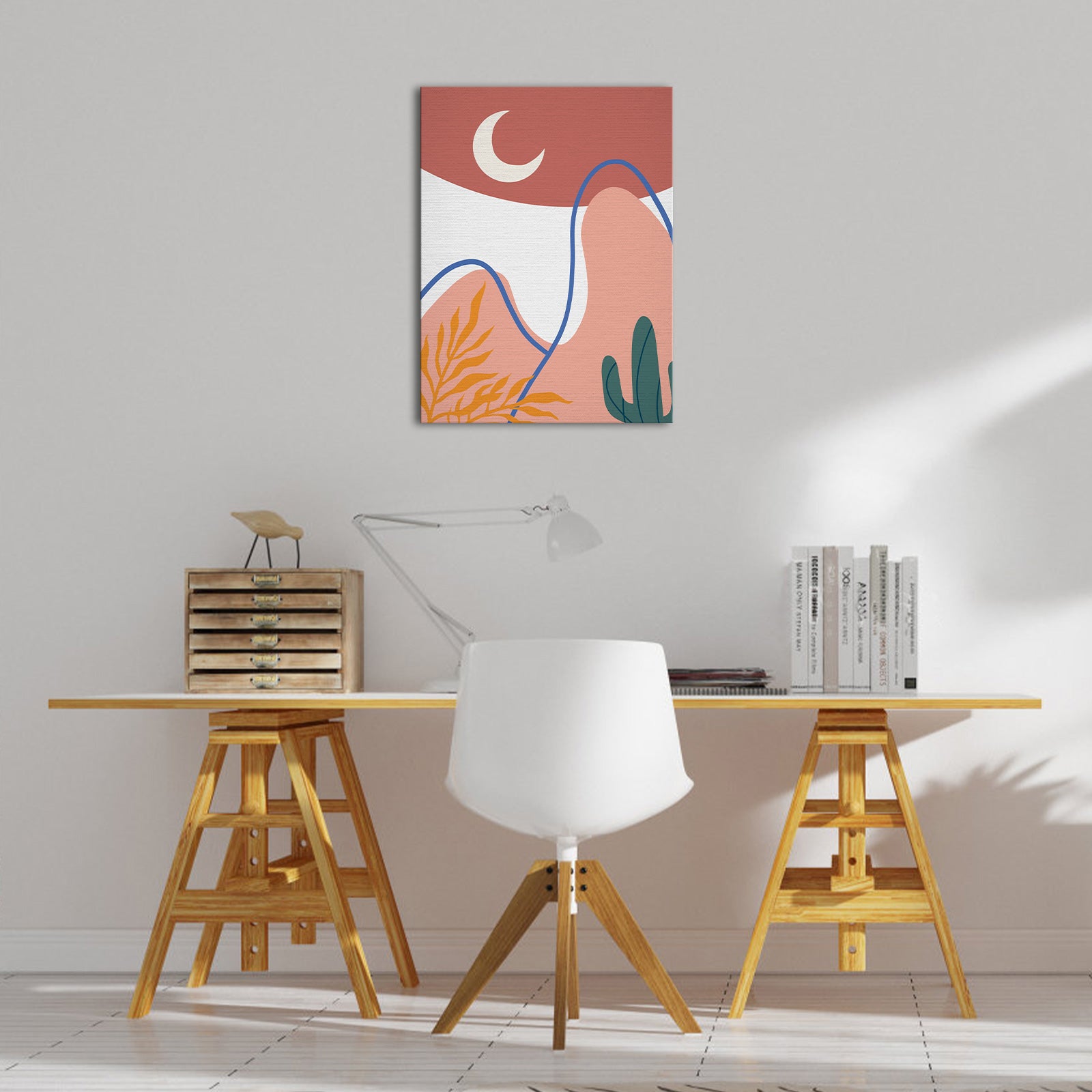 Minimalist Mountains canvas abstract canvas wall art for living room
