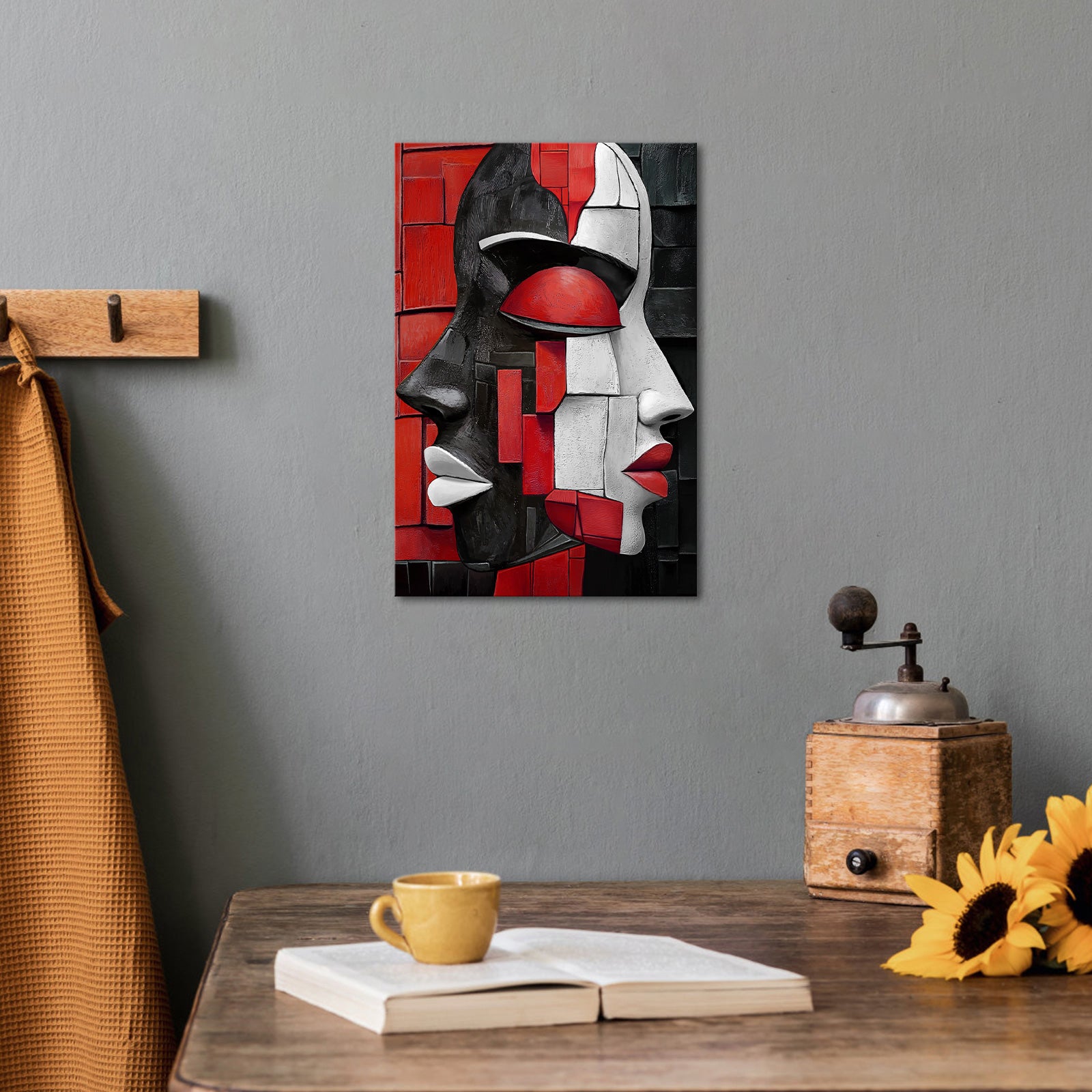 Double Sided Abstract Mask