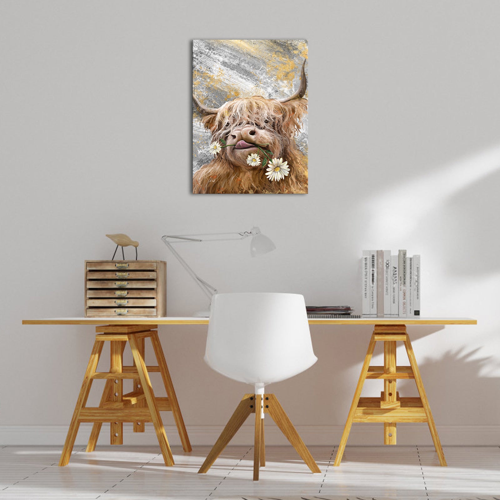 Highland Cattle Home Decor discount canvas prints
