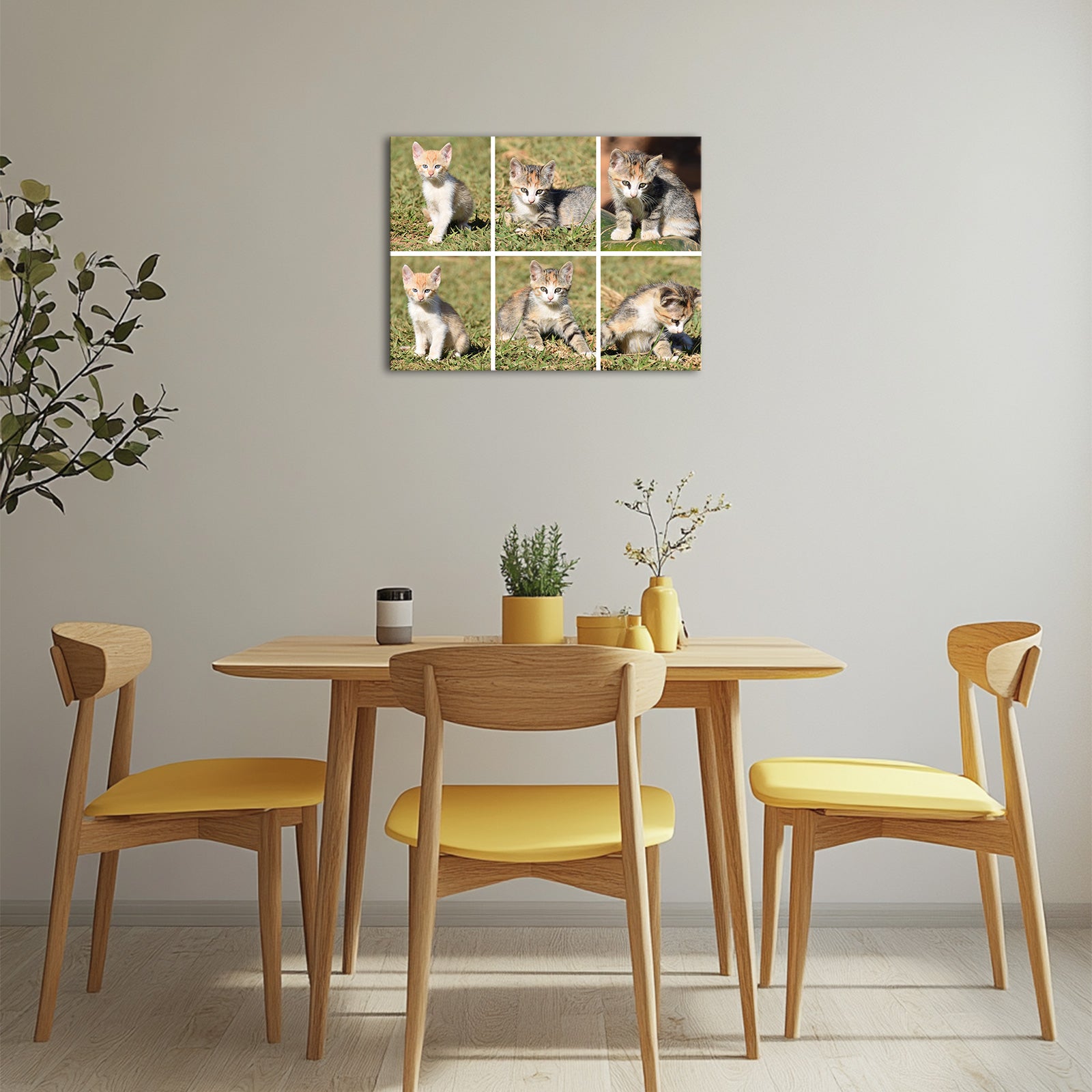 Pet memorial custom photo printing on the wall