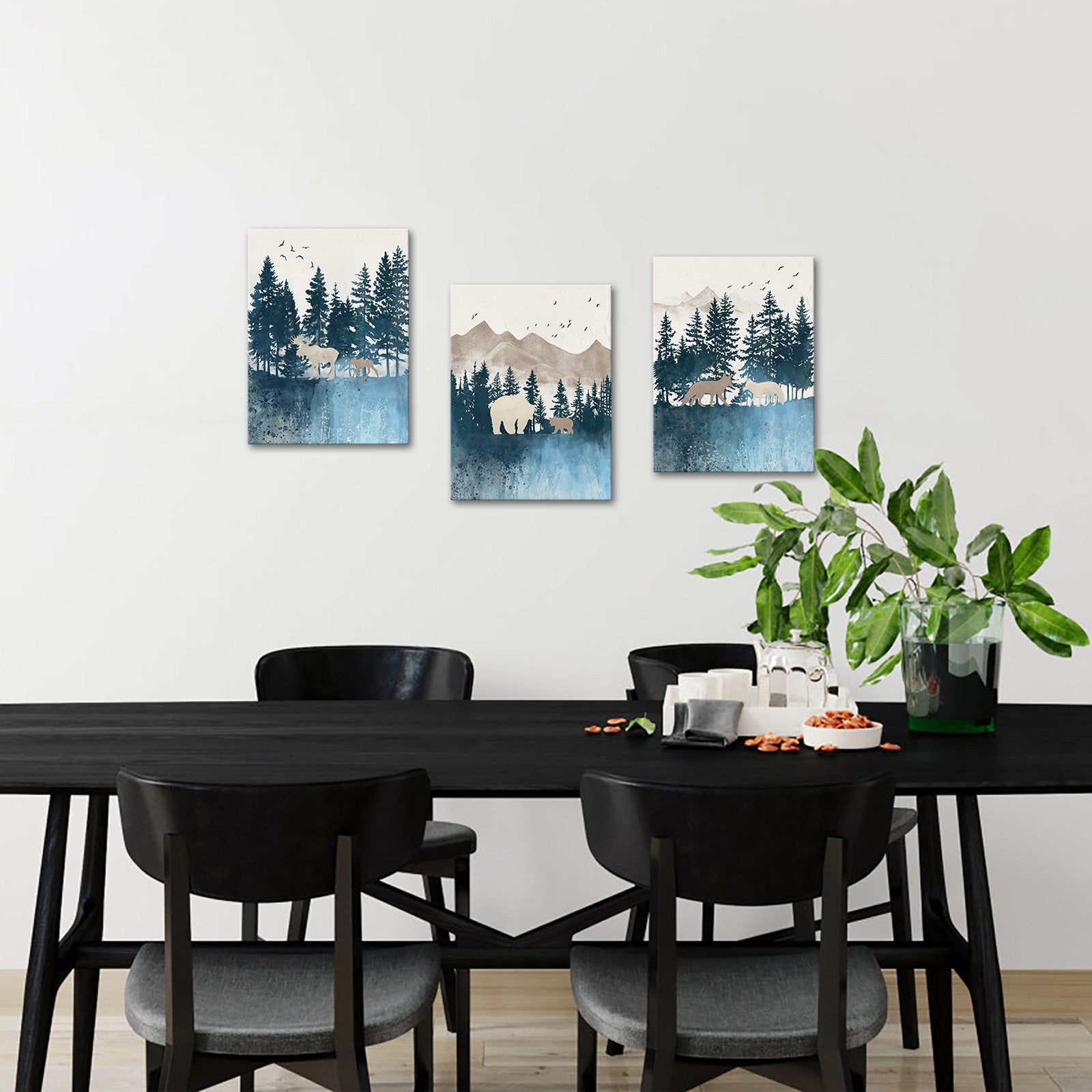 Wildlife In Serene Forest