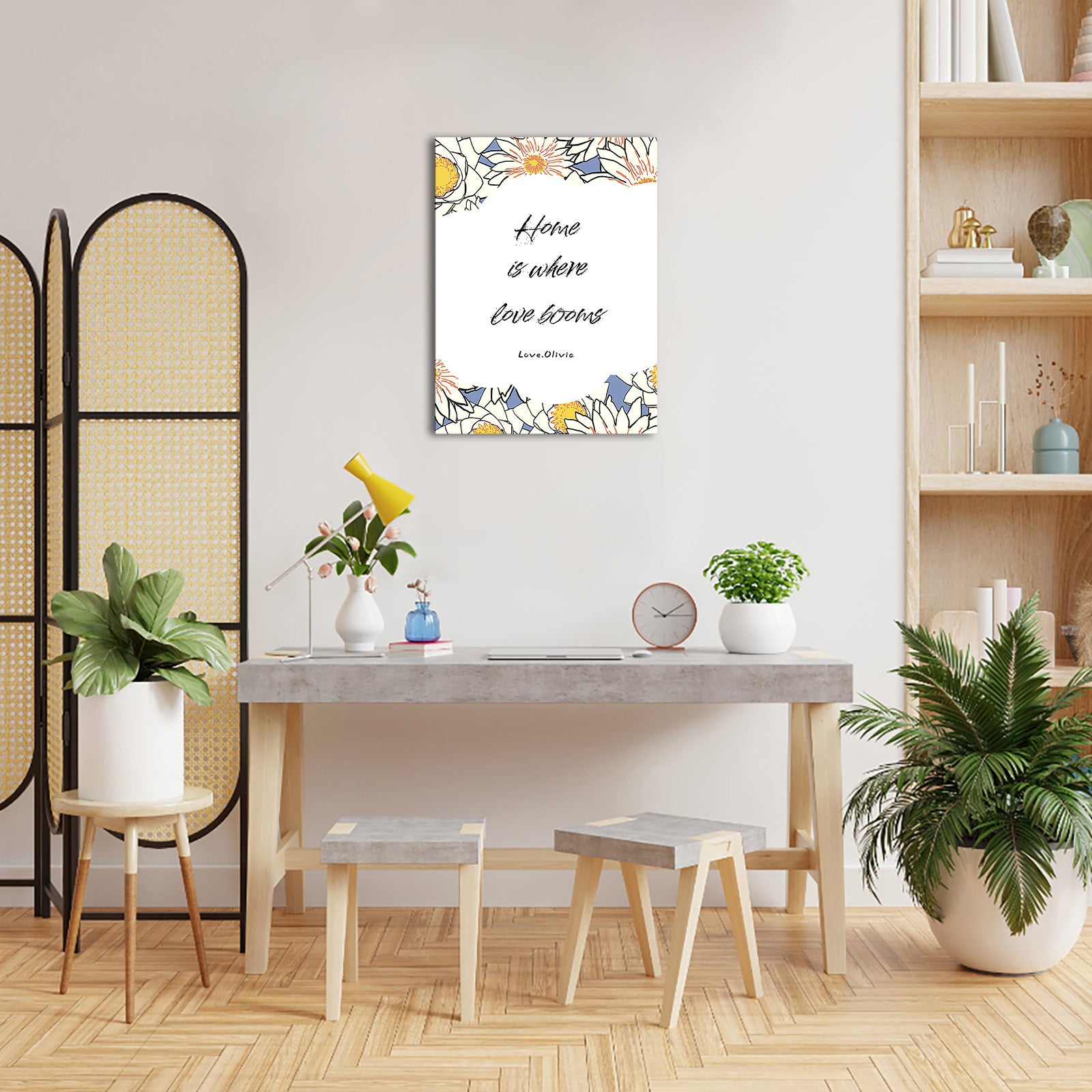 Personalized Family Sign Canvas Print