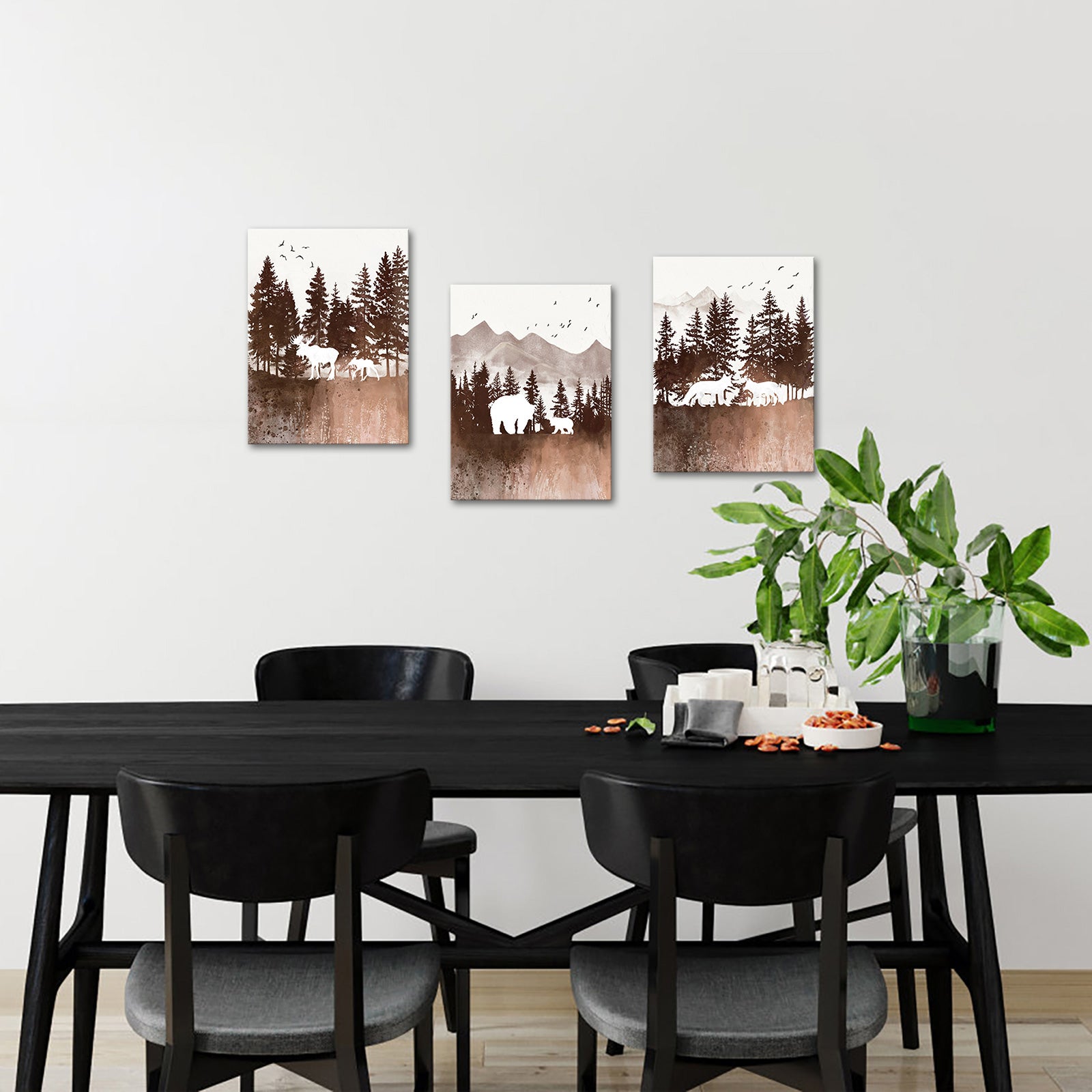 Wildlife In Serene Forest
