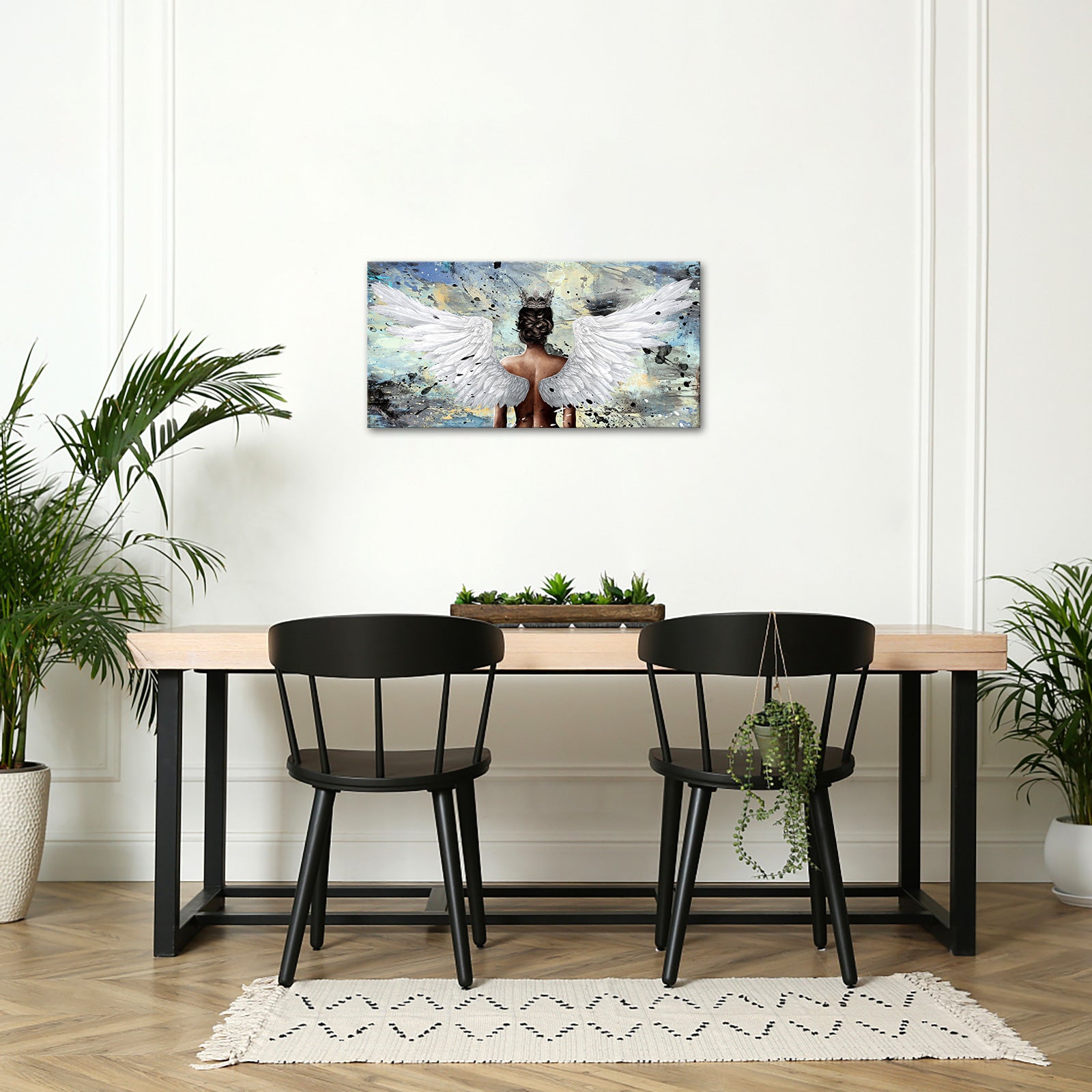 angel large custom canvas prints gentle high quality wall decoration