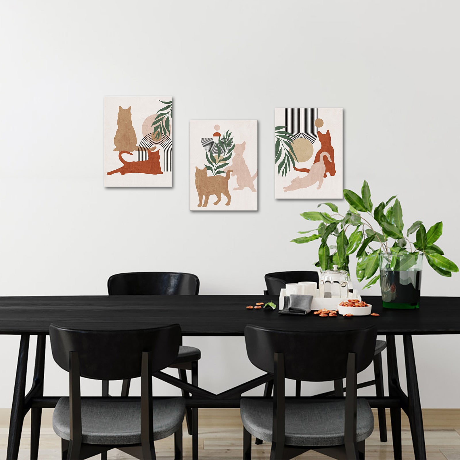 Two Playing Cats