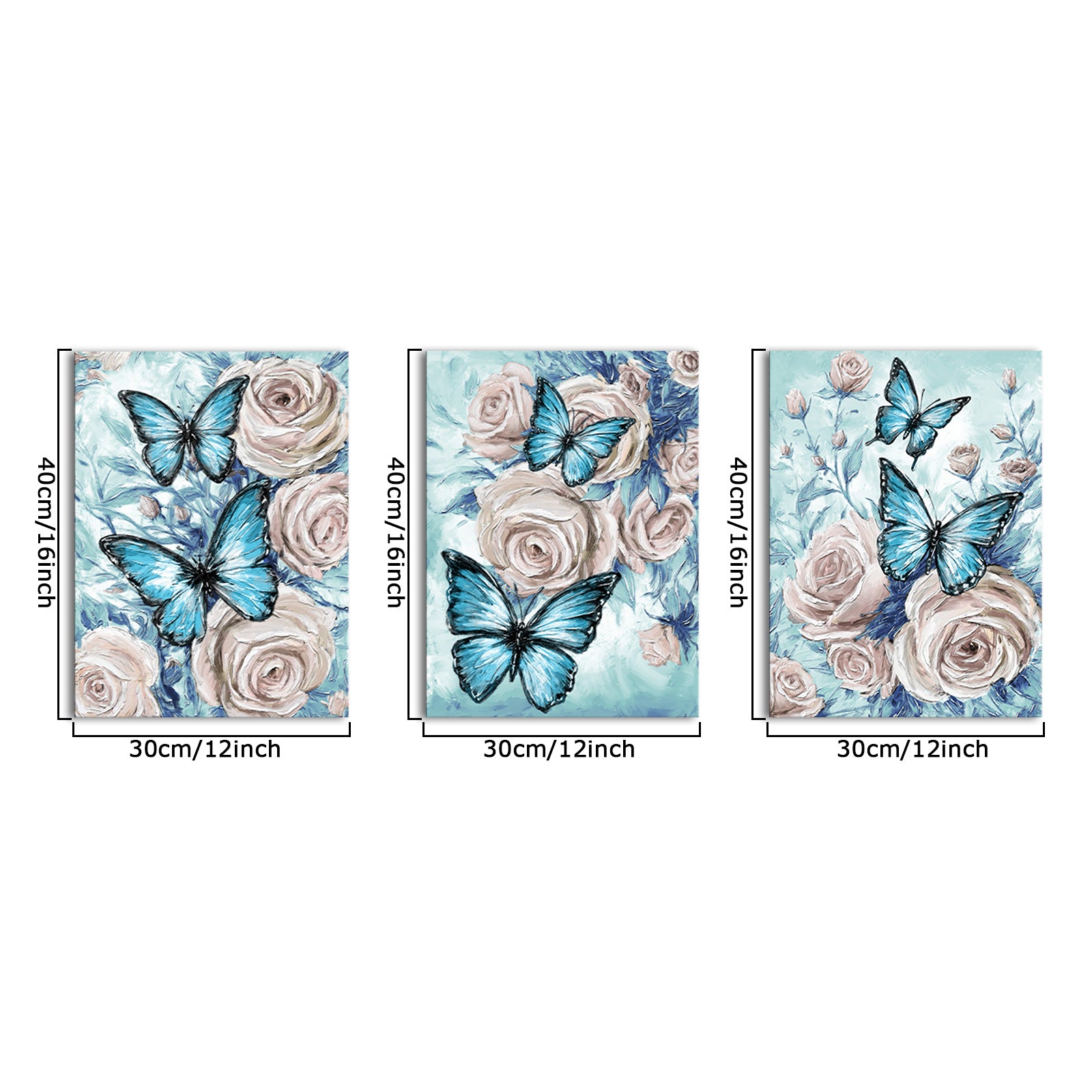 Roses And Butterflies