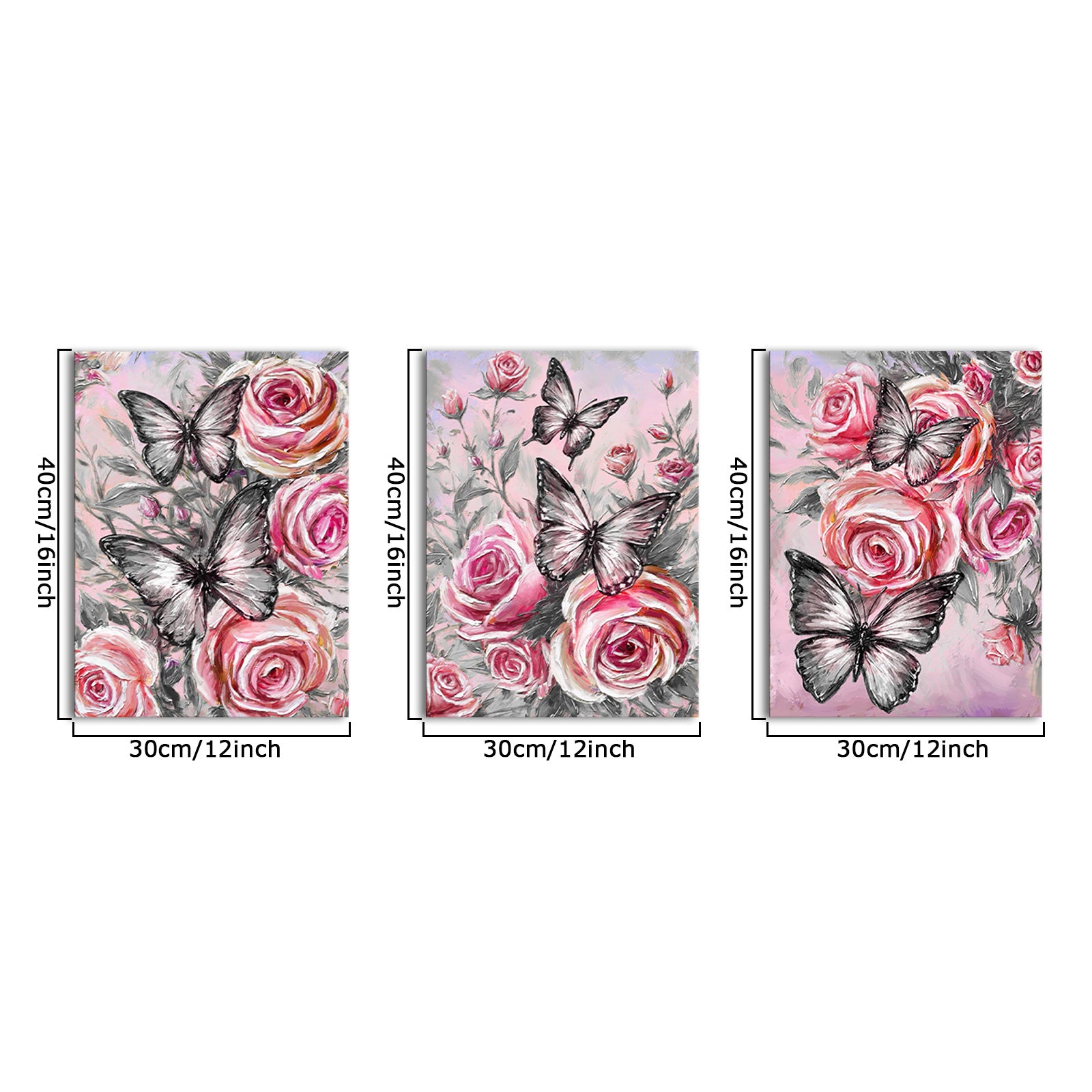 Roses And Butterflies