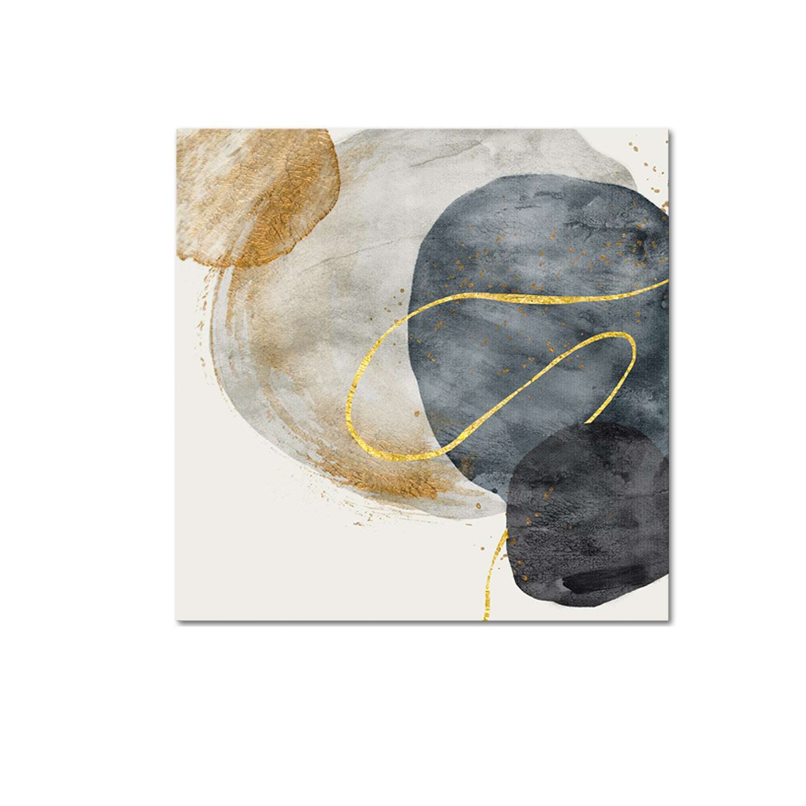Abstract Circle Rectangle decorative art home line art