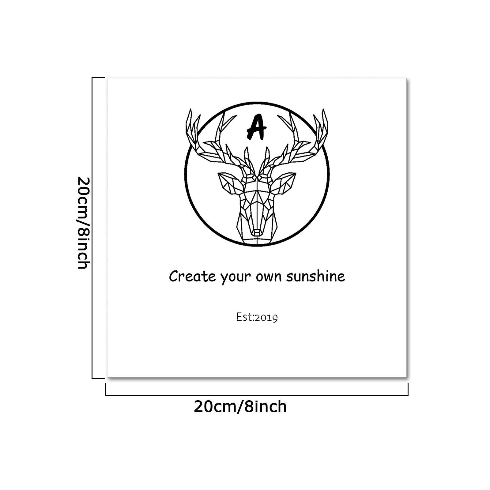 Personalised Quote Canvas Print Wall Decor