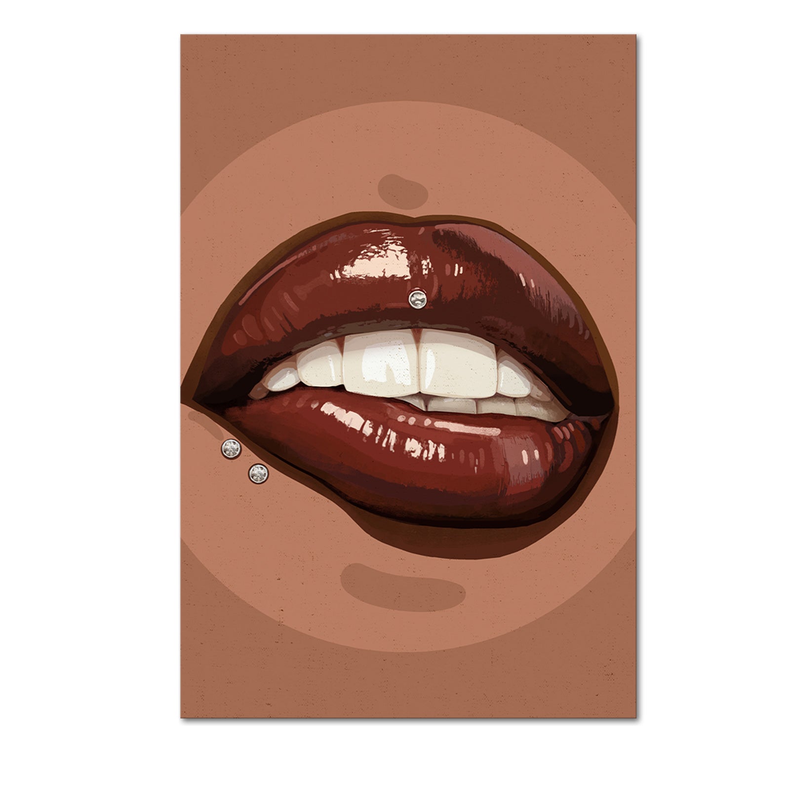 Sparkling Crimson Lips