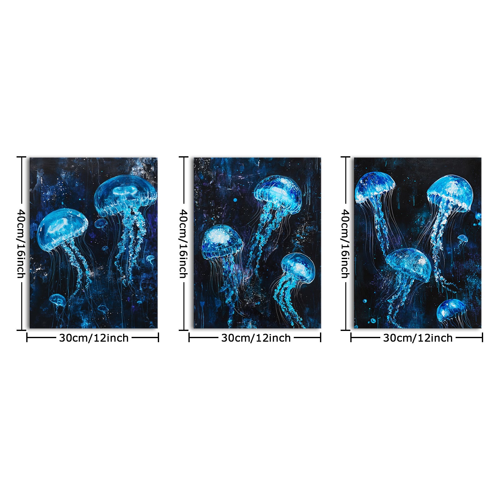 Blue Transparent Jellyfish
