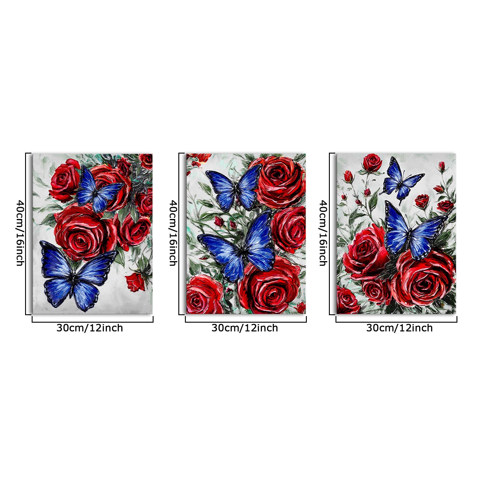 Roses And Butterflies