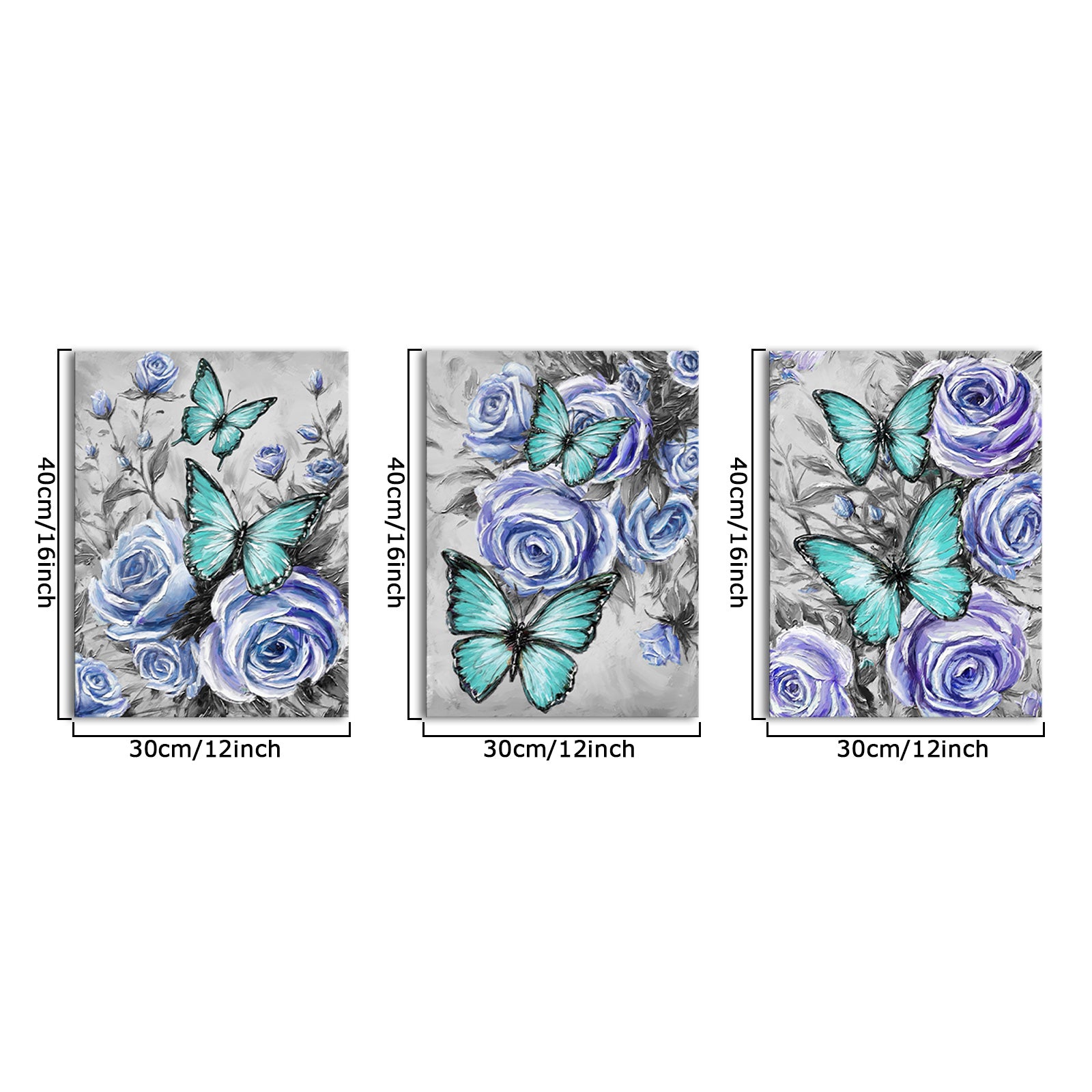 Roses And Butterflies