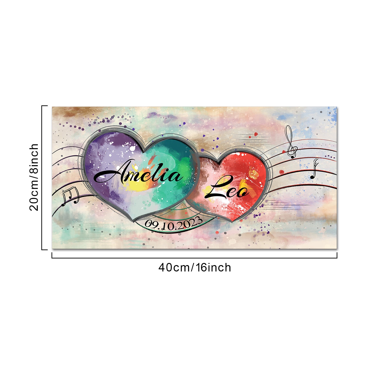 personalized picture to canvas wall art