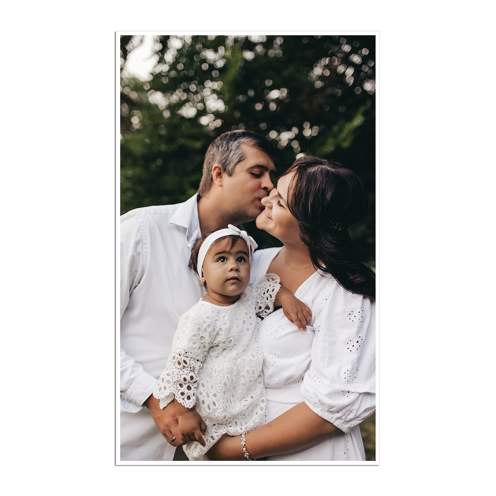 Personalized hanging canvas with family photo