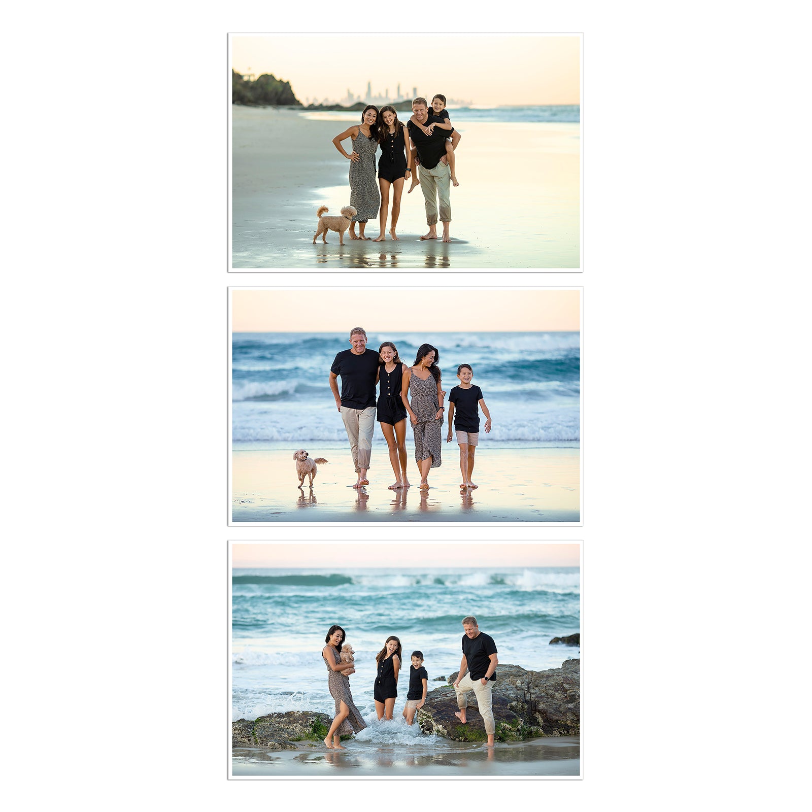 Memory photo scroll print on canvas