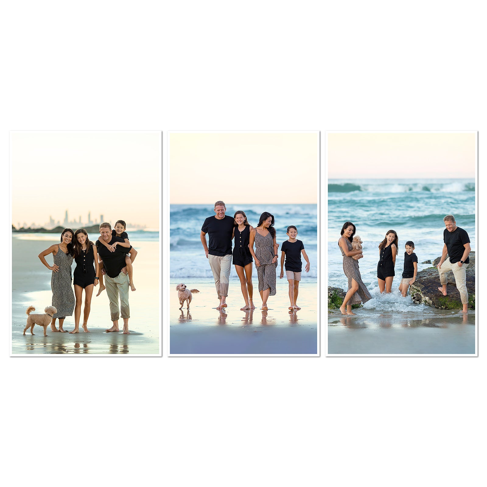 Memory photo scroll print on canvas