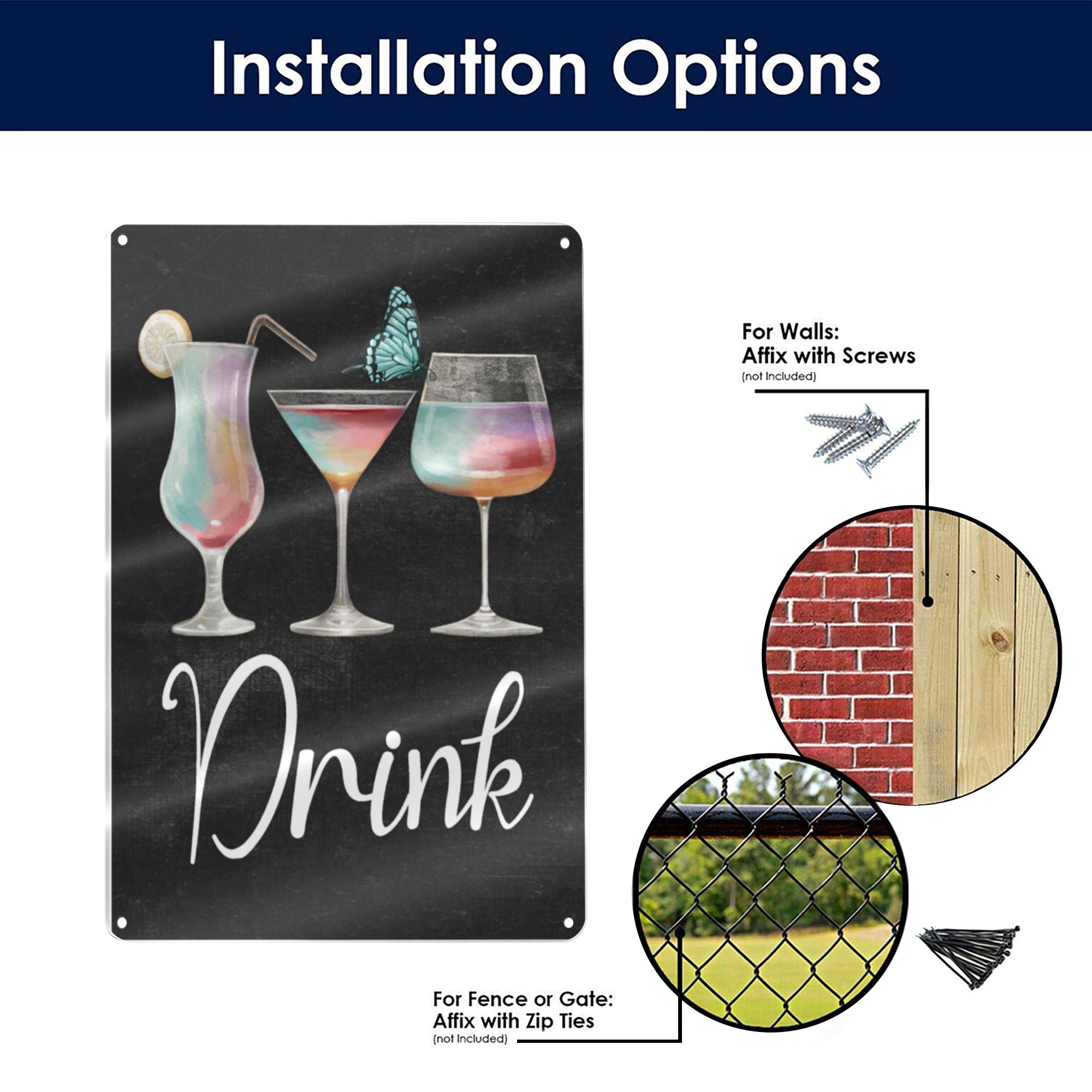 Custom Aluminum Decorative Signs