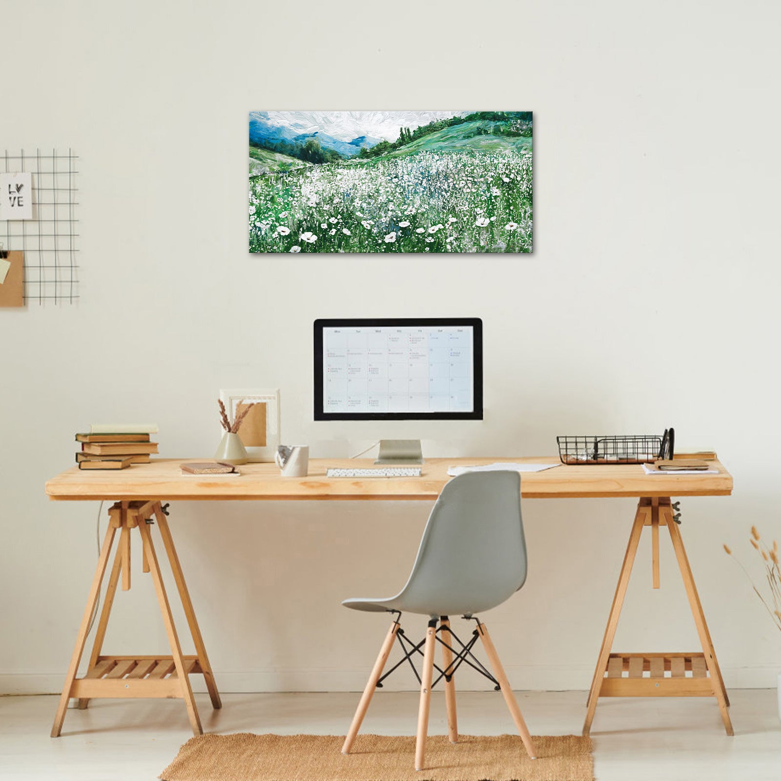 Wildflowers Meadow cheapest canvas prints free shipping