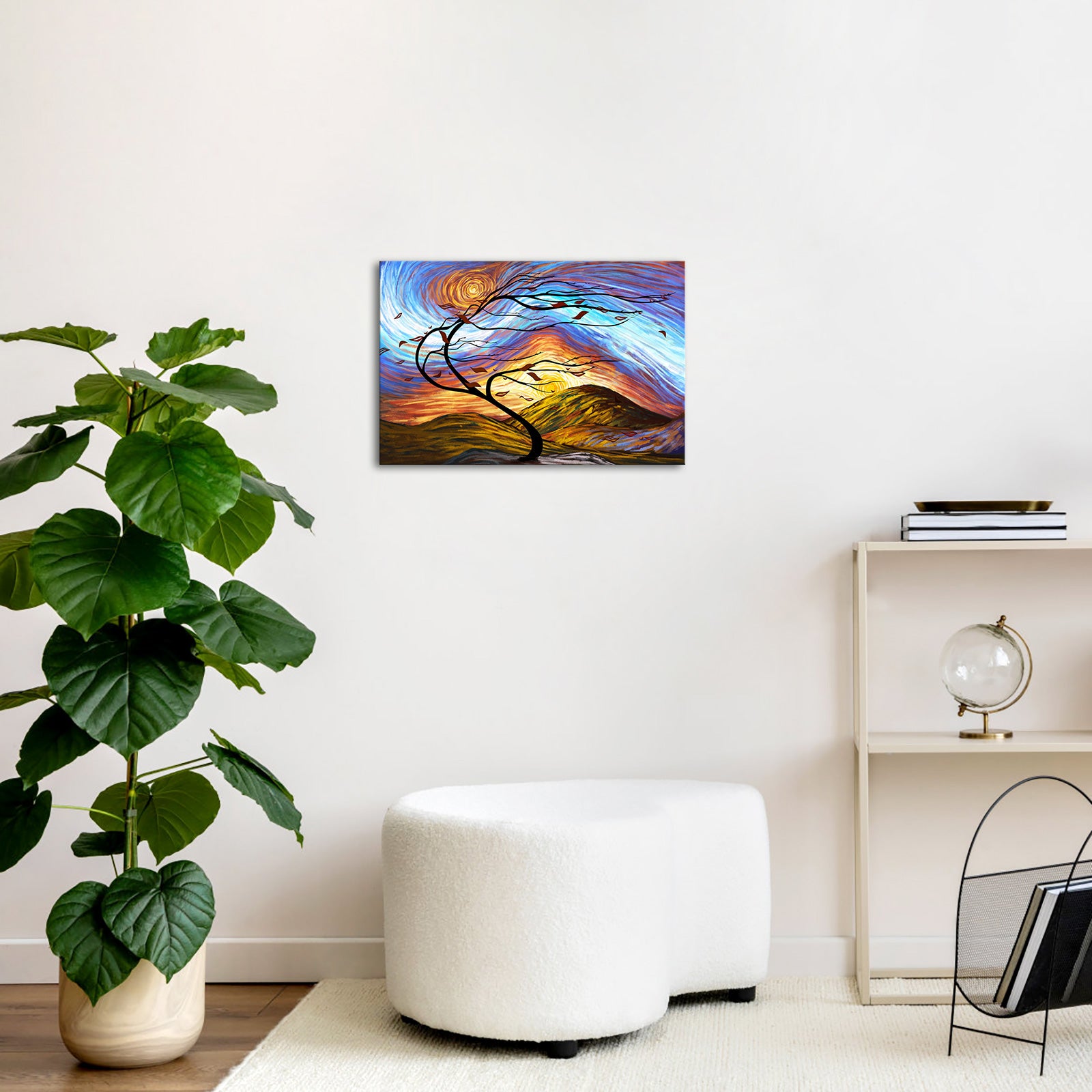 Van Gogh's Lonely Tree large custom canvas prints