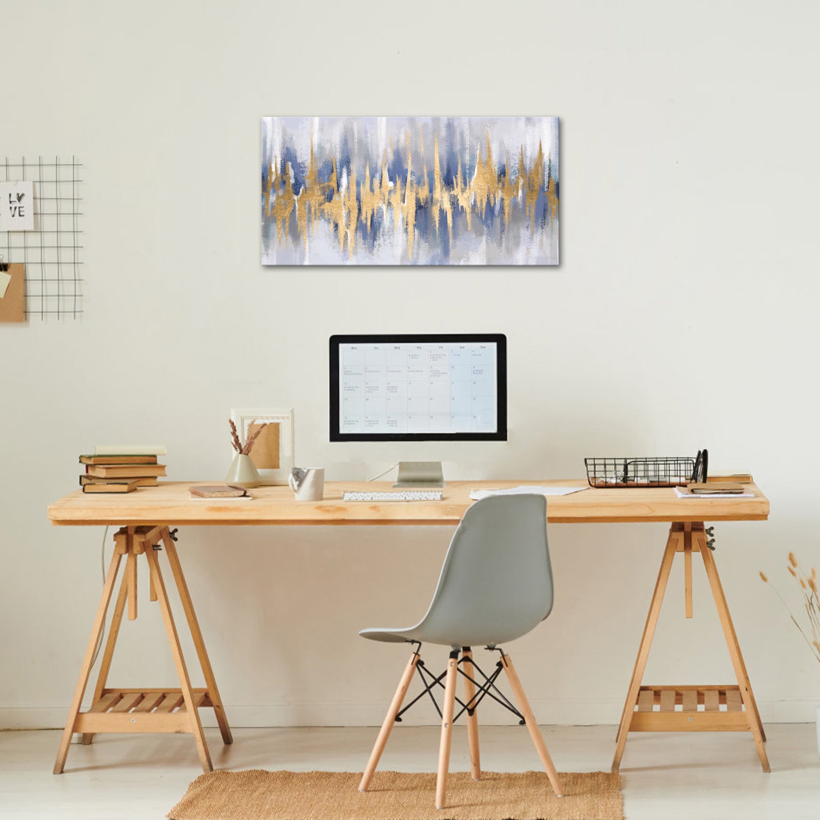 abstract canvas wall art large artwork made in usa