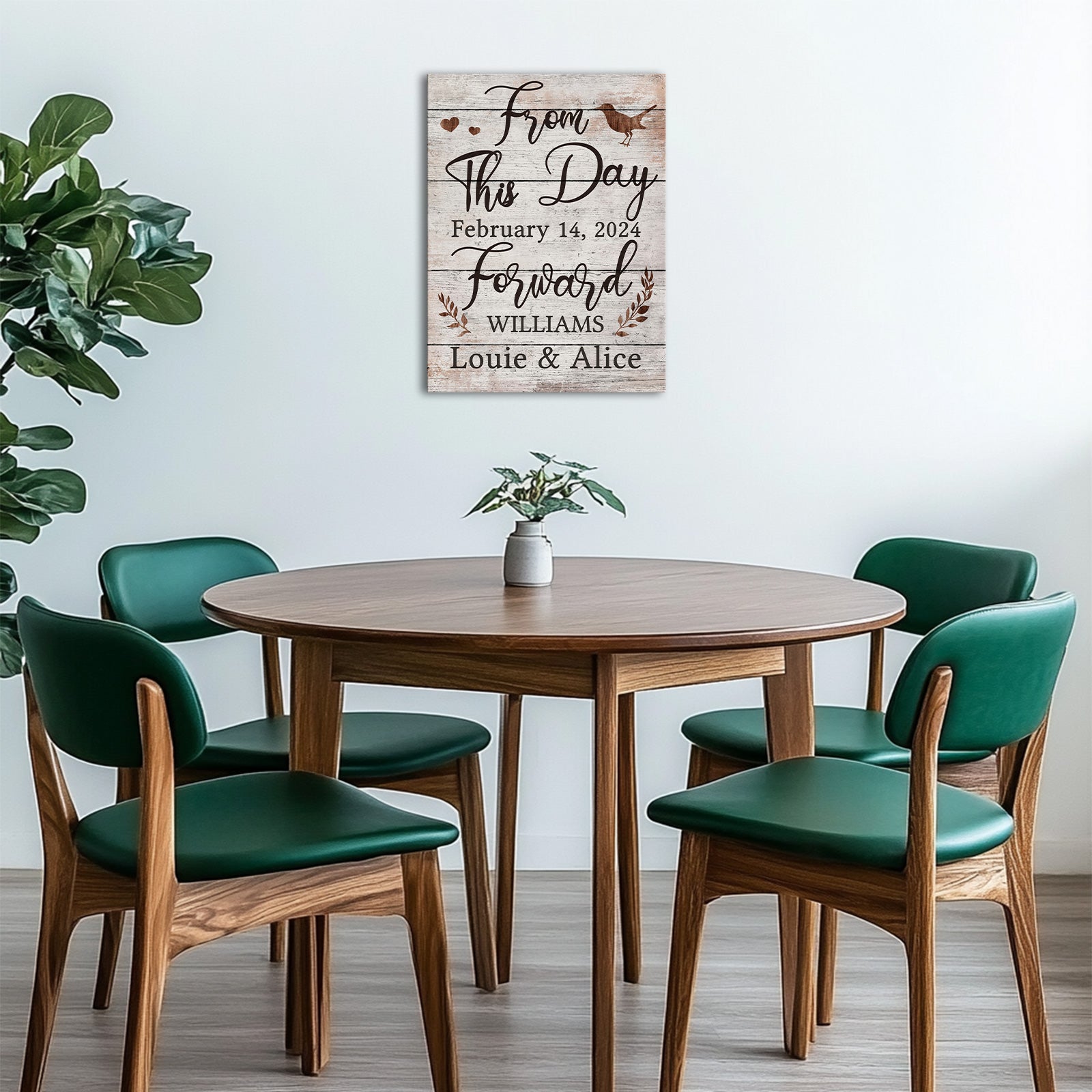 custom canvas wall art with words