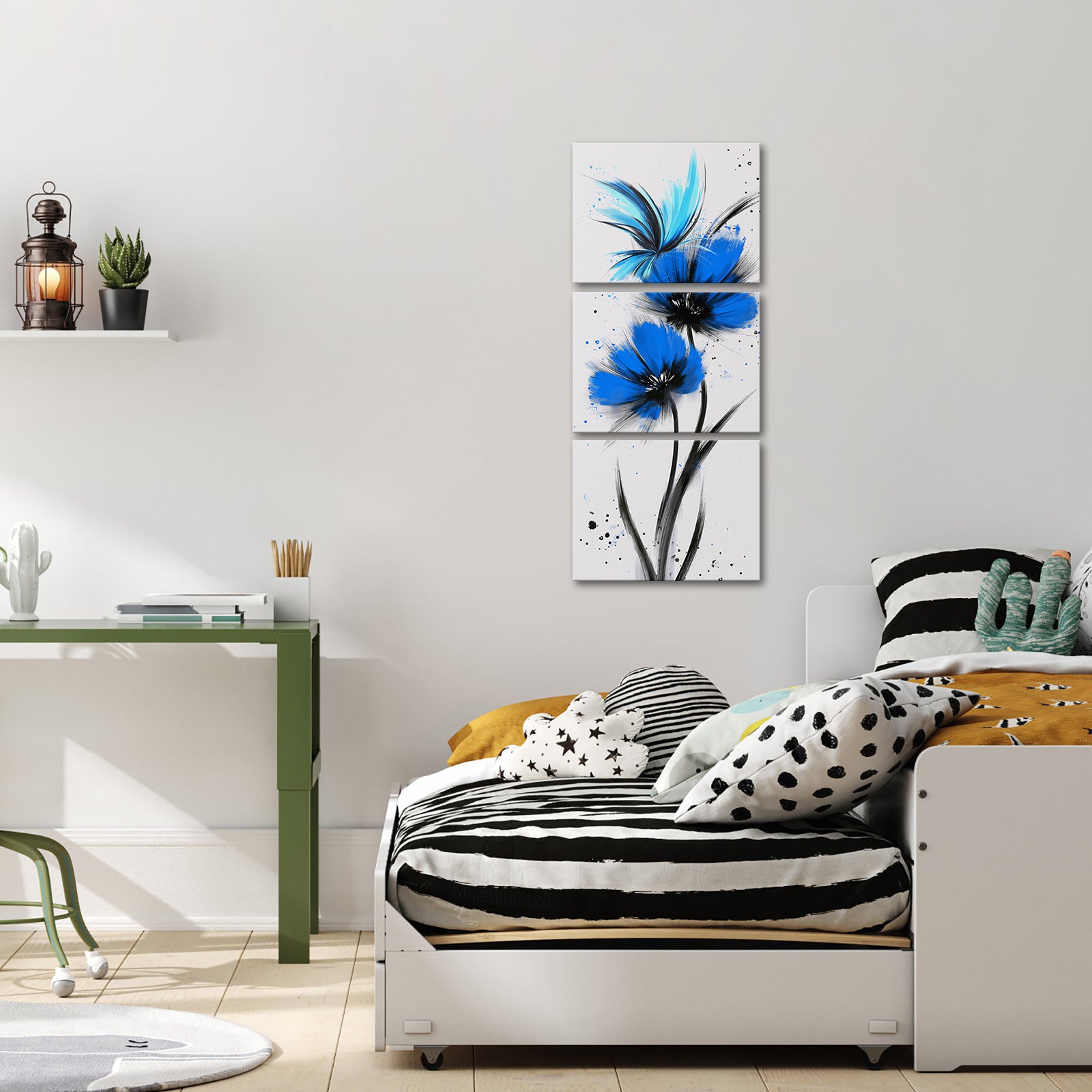 Abstract Bright Butterfly split canvas photo prints