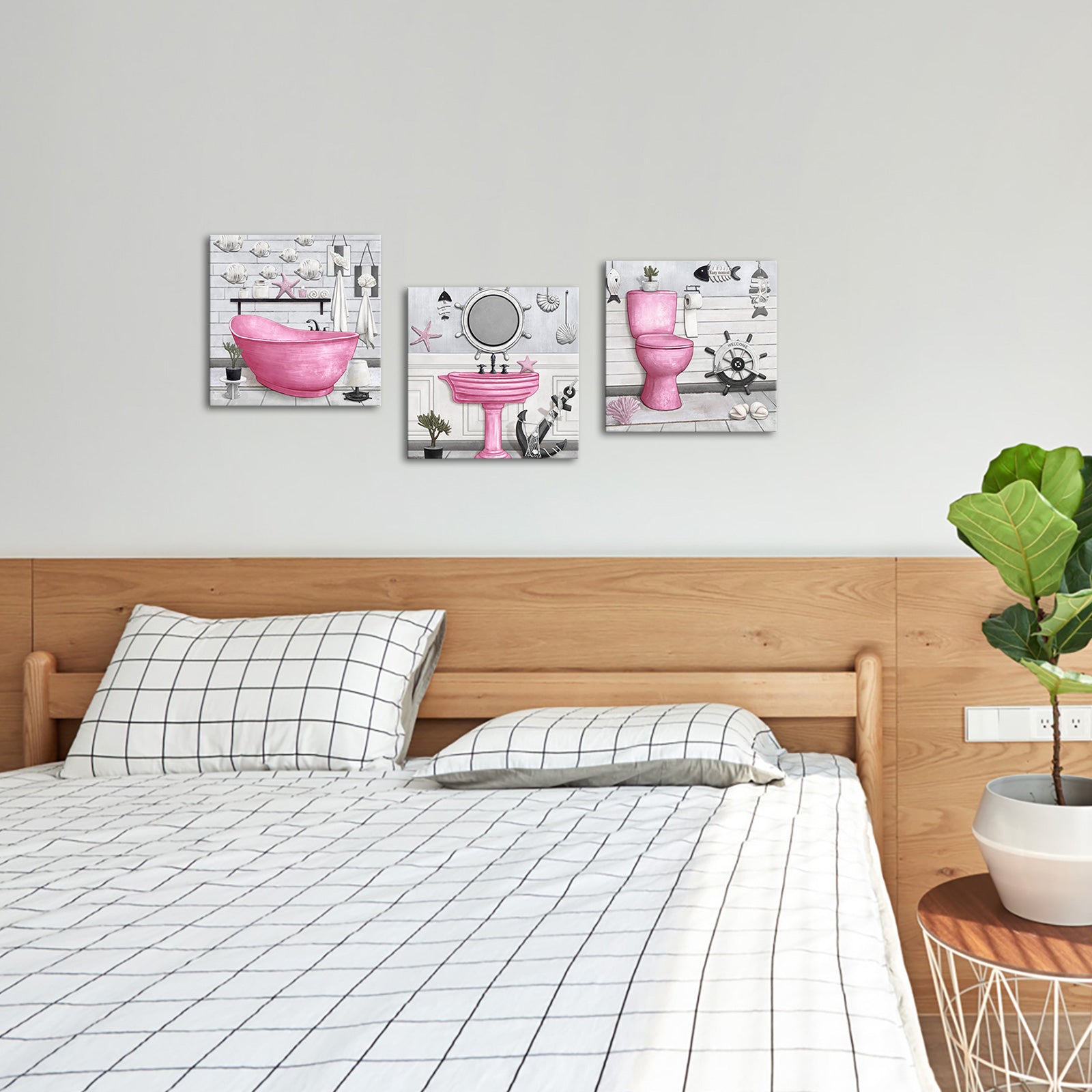 Coastal-Themed Bathroom