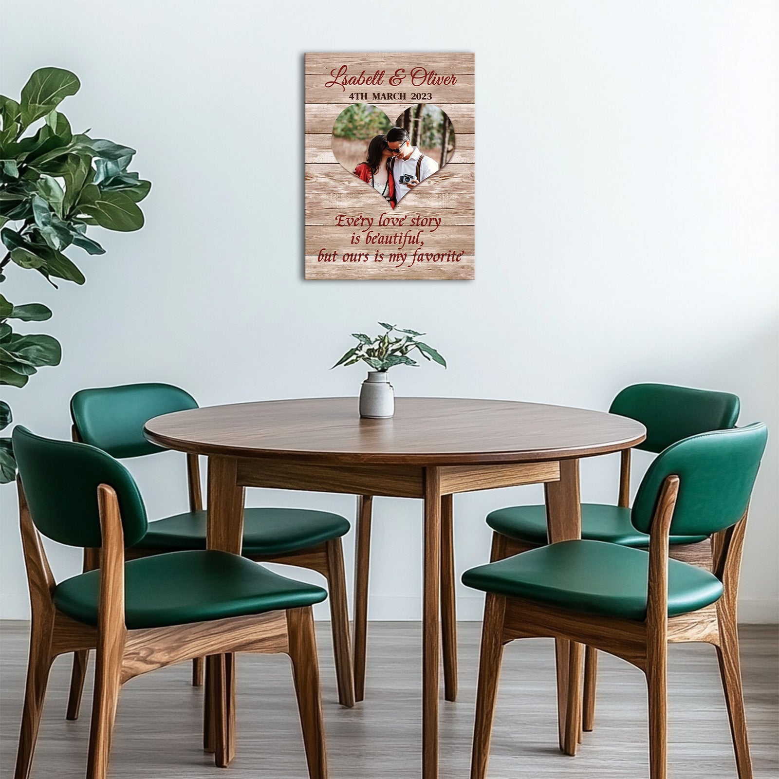 Custom Couple Canvas Wall Art