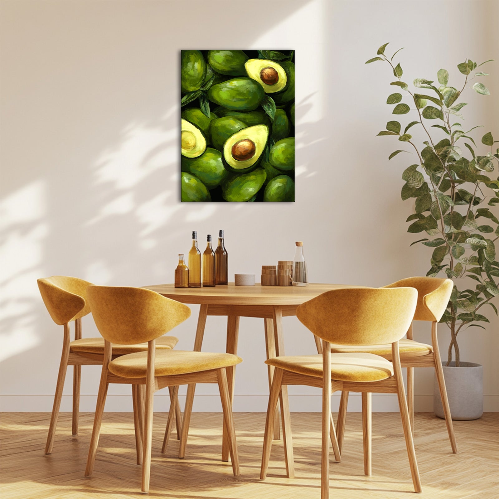 green canvas prints