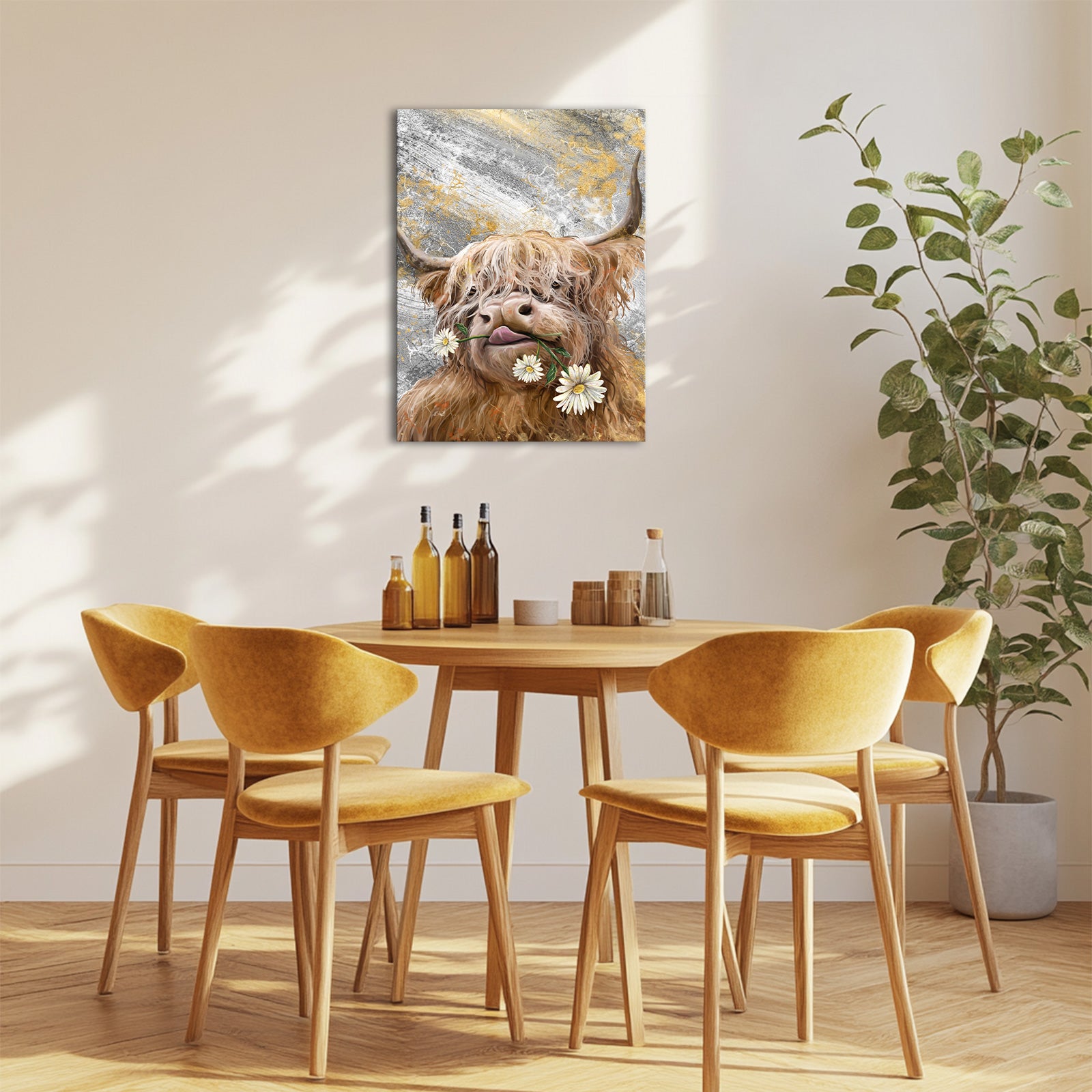 Highland Cattle Home Decor discount canvas prints