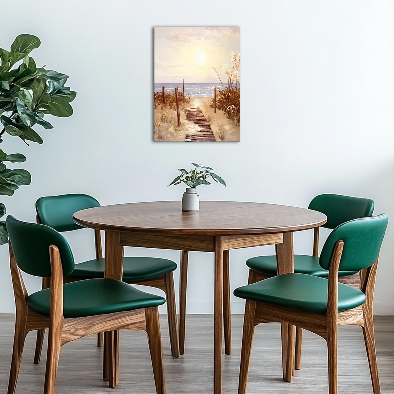 Beach Leading To The Ocean affordable canvas prints for bathroom