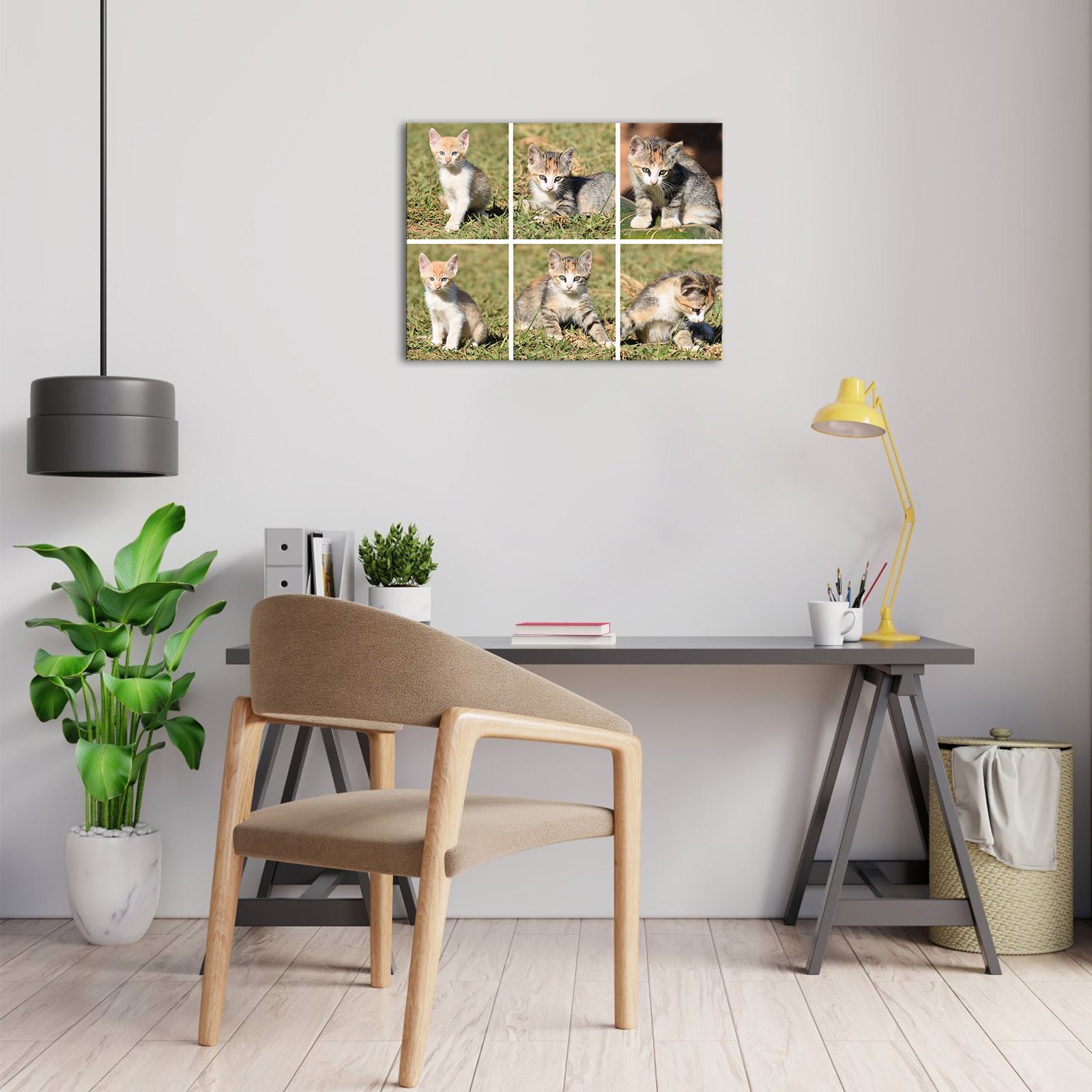 Pet memorial custom photo printing on the wall