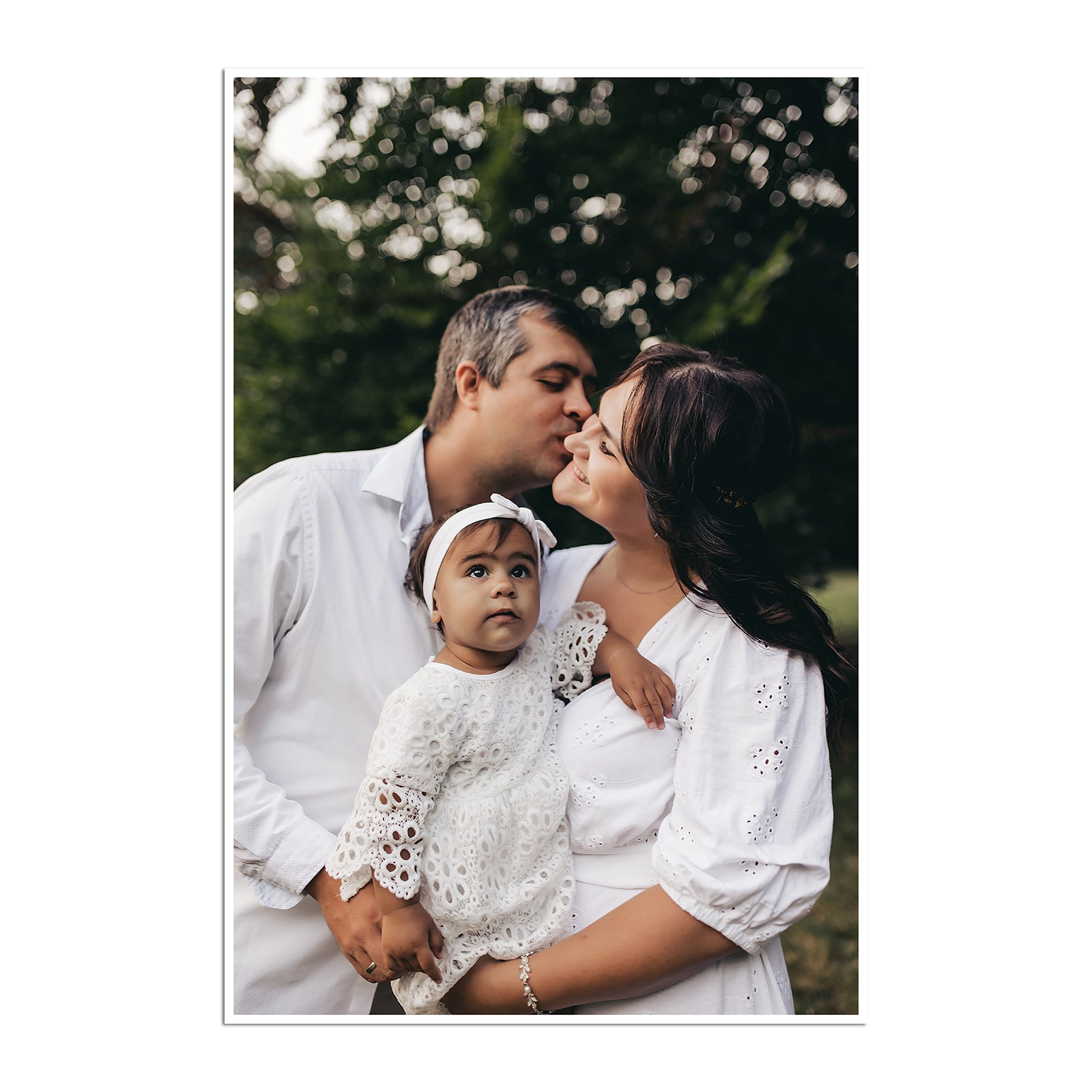 Personalized hanging canvas with family photo
