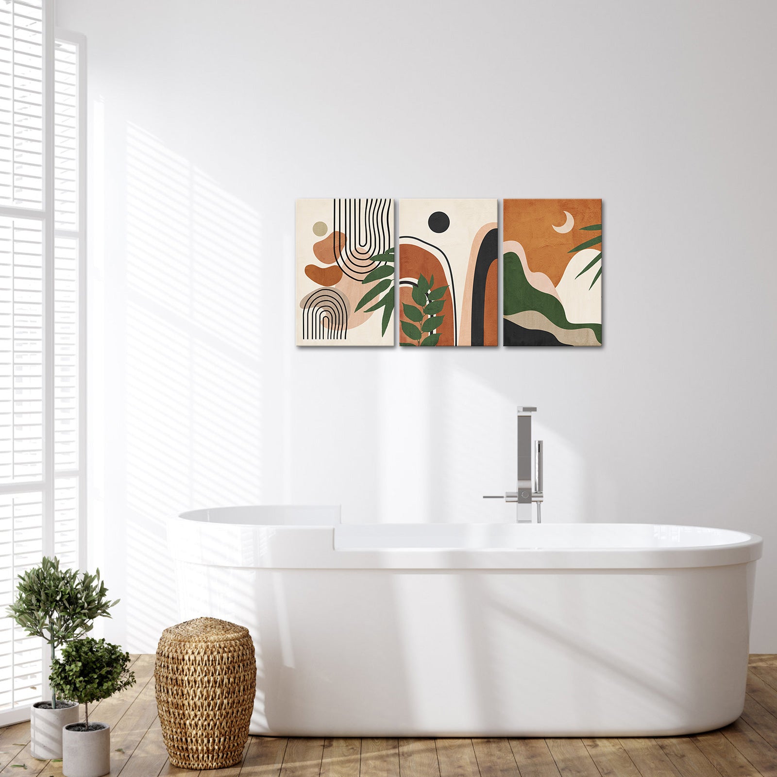 Abstract Bohemian-Inspired Landscape