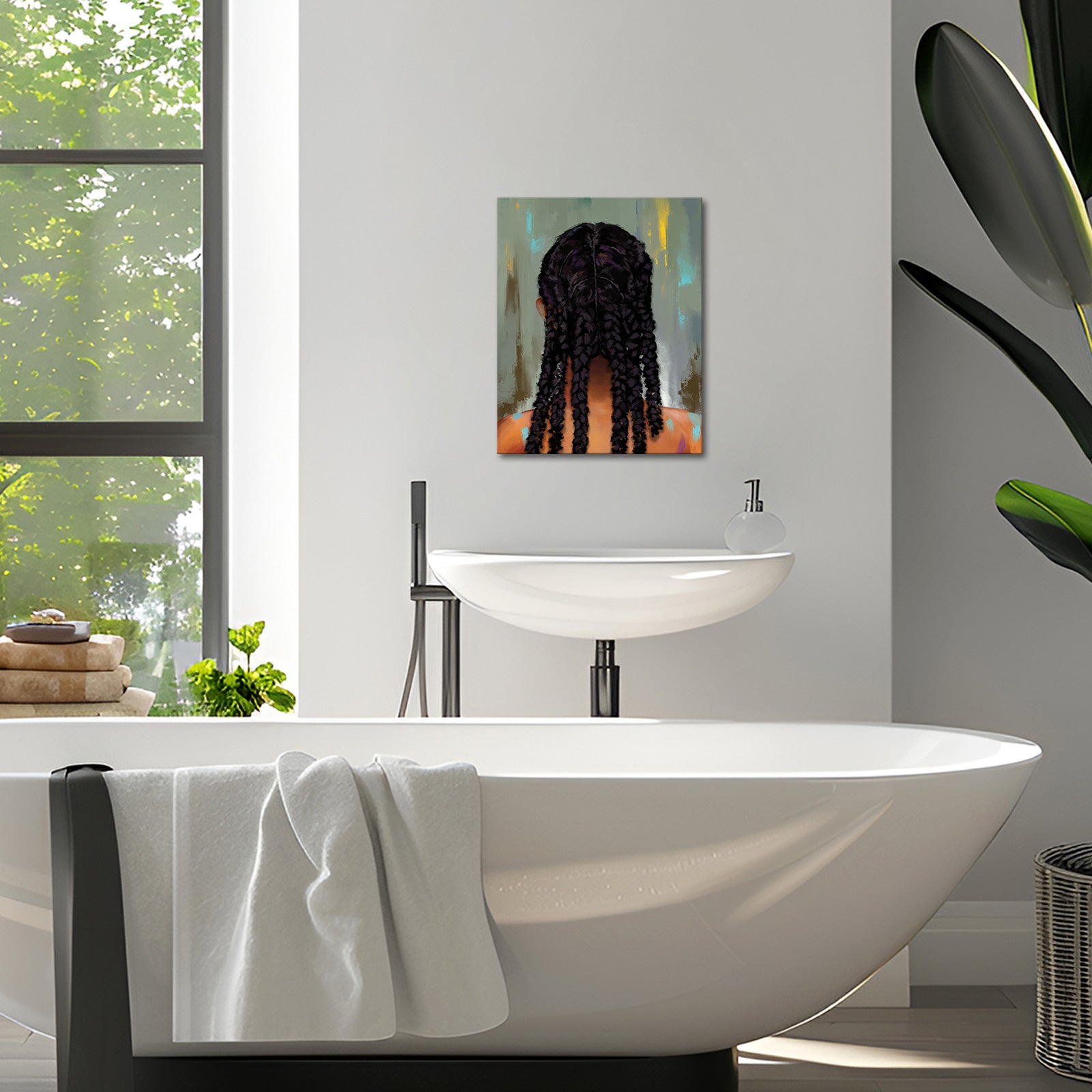 Girl Back View cheapest canvas prints free shipping