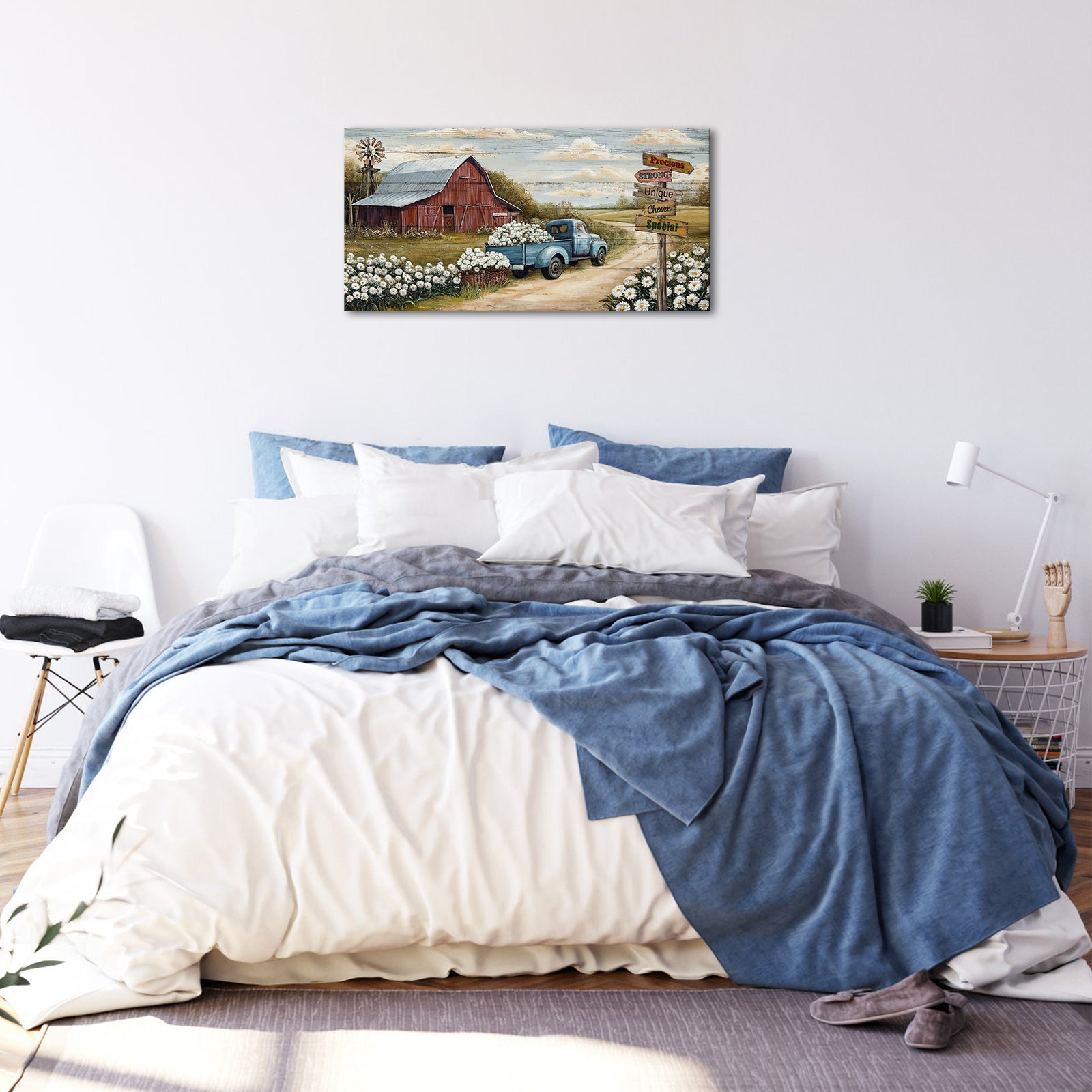 Farm style wall art canvas prints