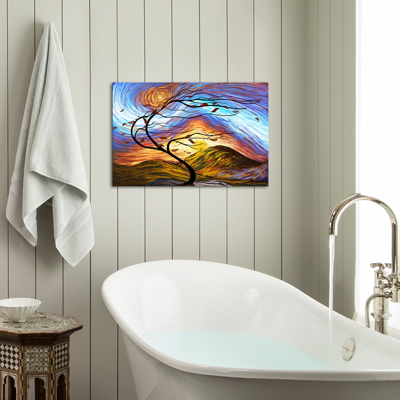 Van Gogh's Lonely Tree large custom canvas prints