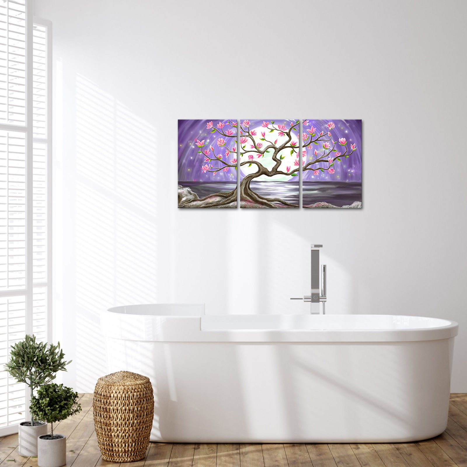 Seascape triptych landscape canvas print online