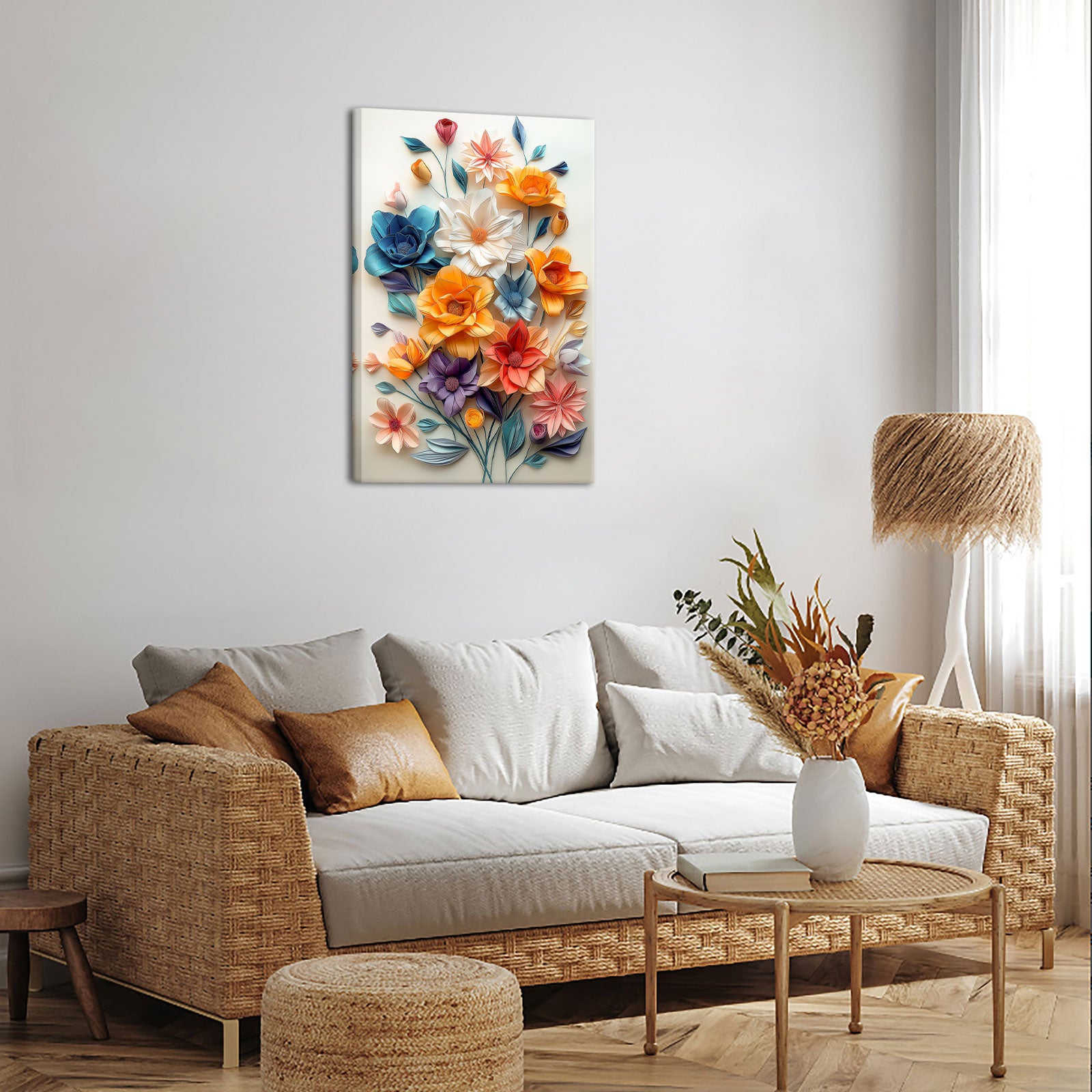 Colorful Paper Flowers