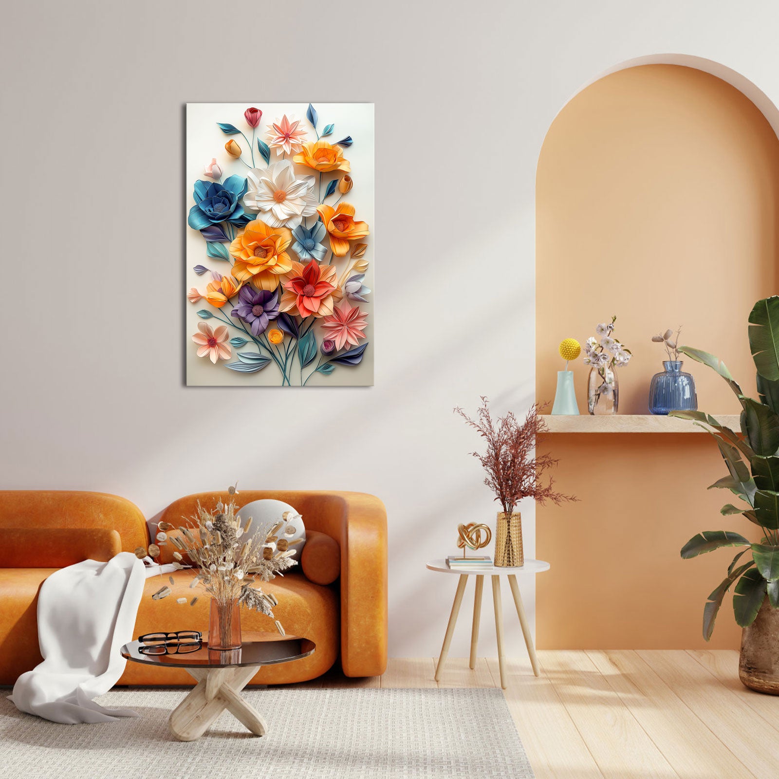 Colorful Paper Flowers