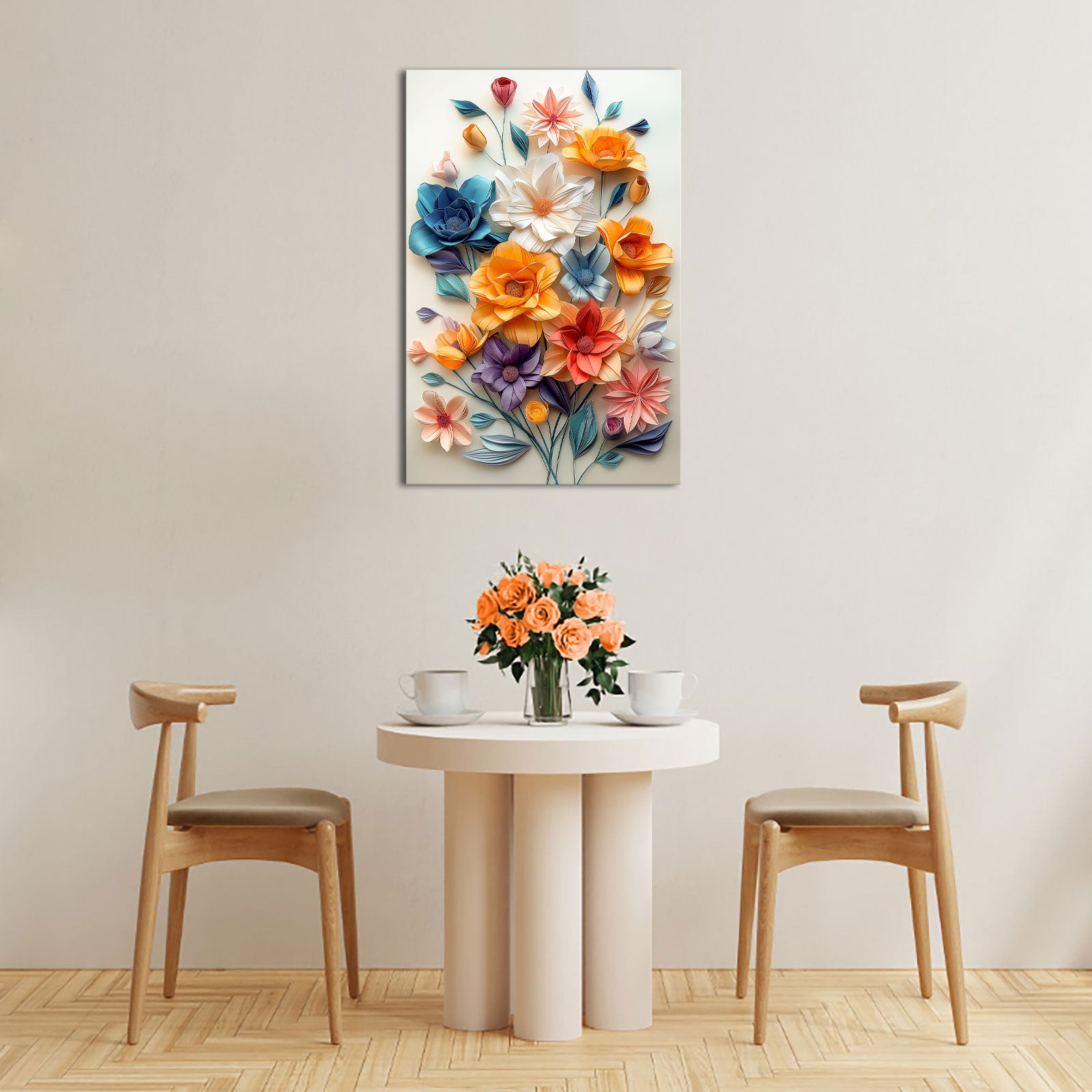 Colorful Paper Flowers