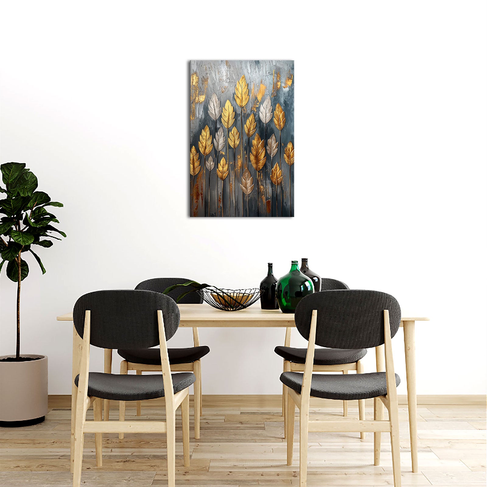 Gold And Silver Leaf