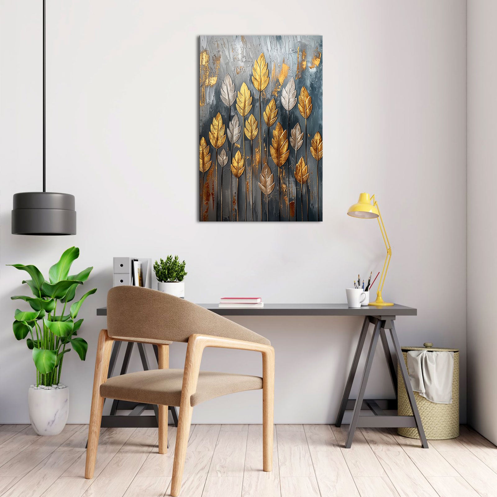 Gold And Silver Leaf
