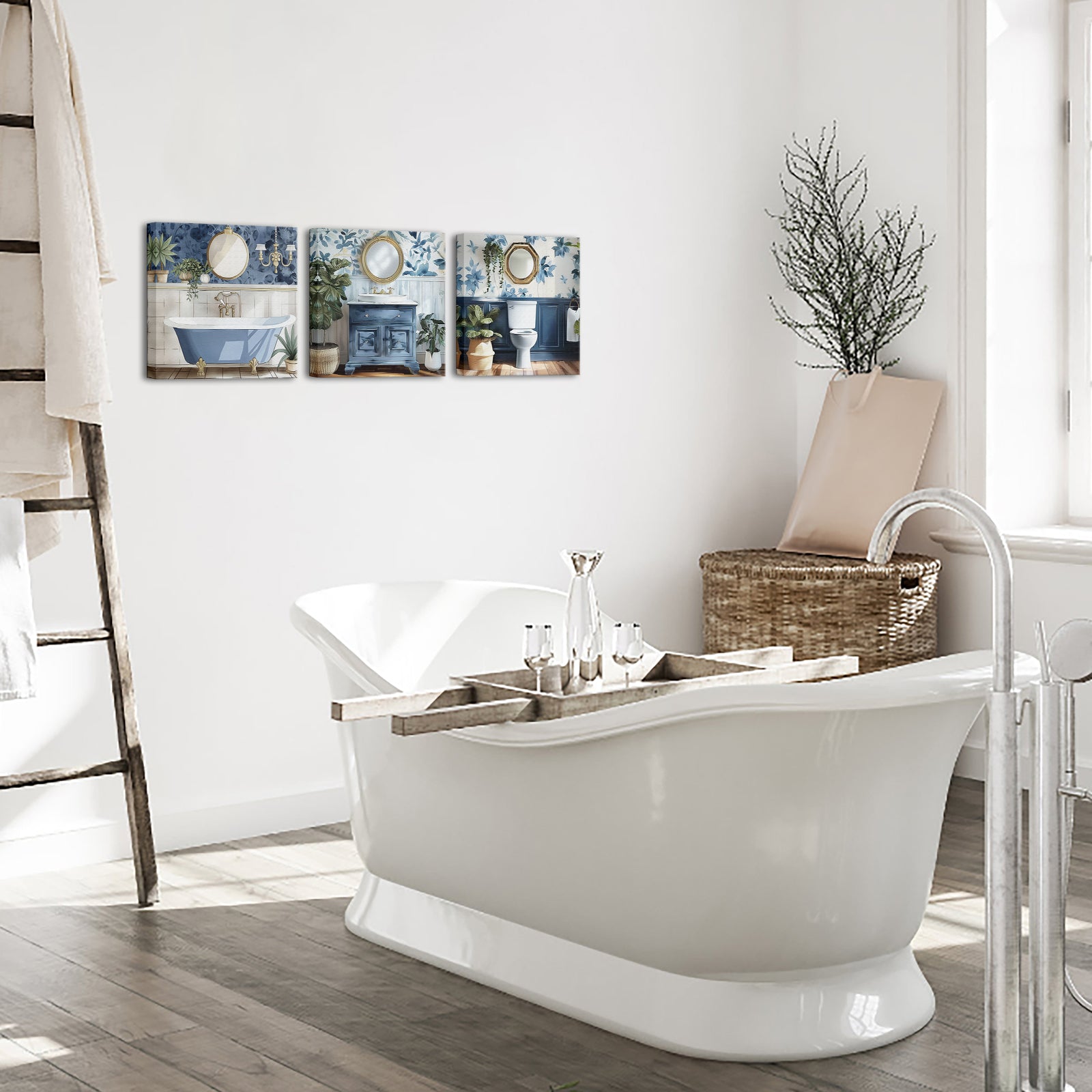 Serene Blue Bathroom