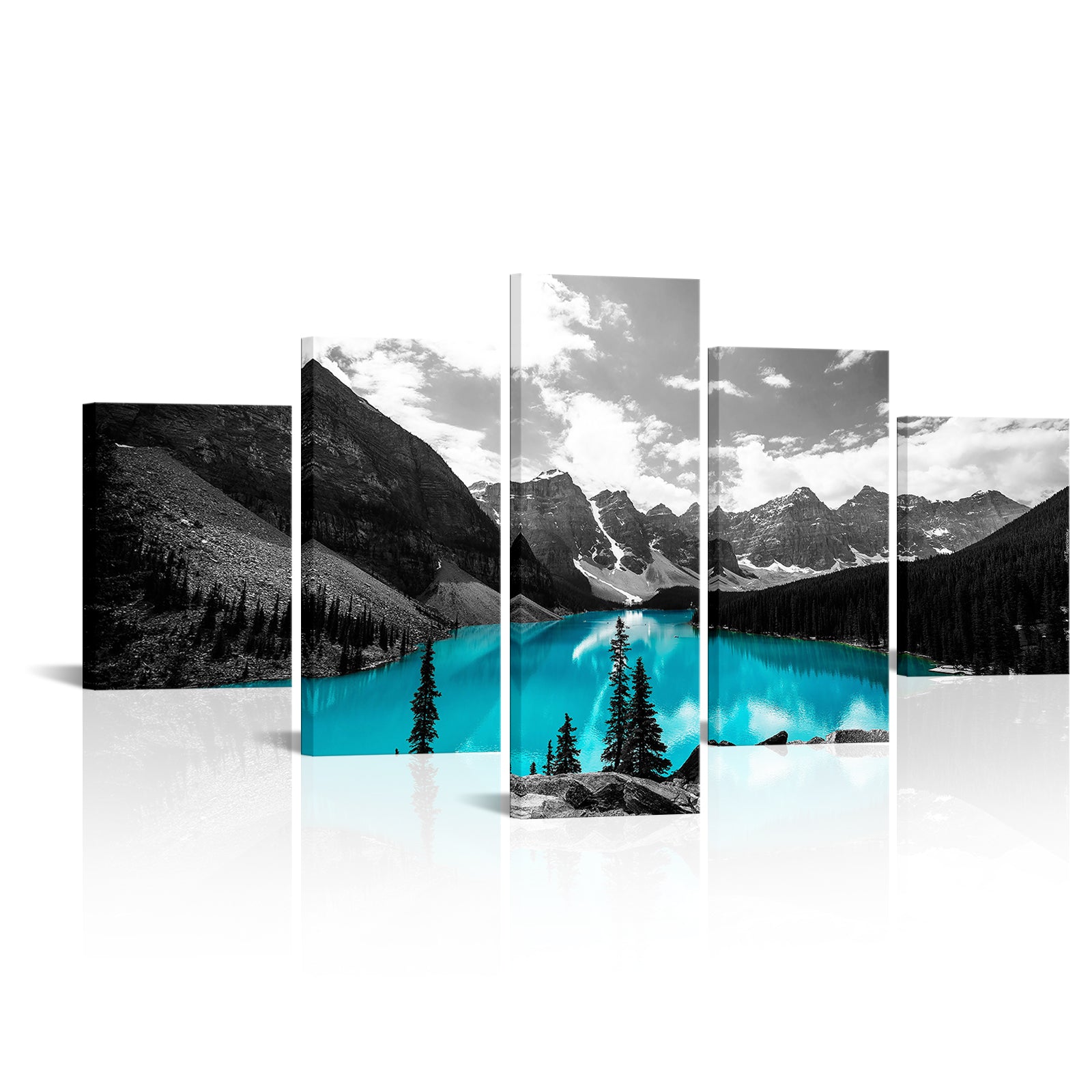 Alpine Scenery With A Turquoise Lake